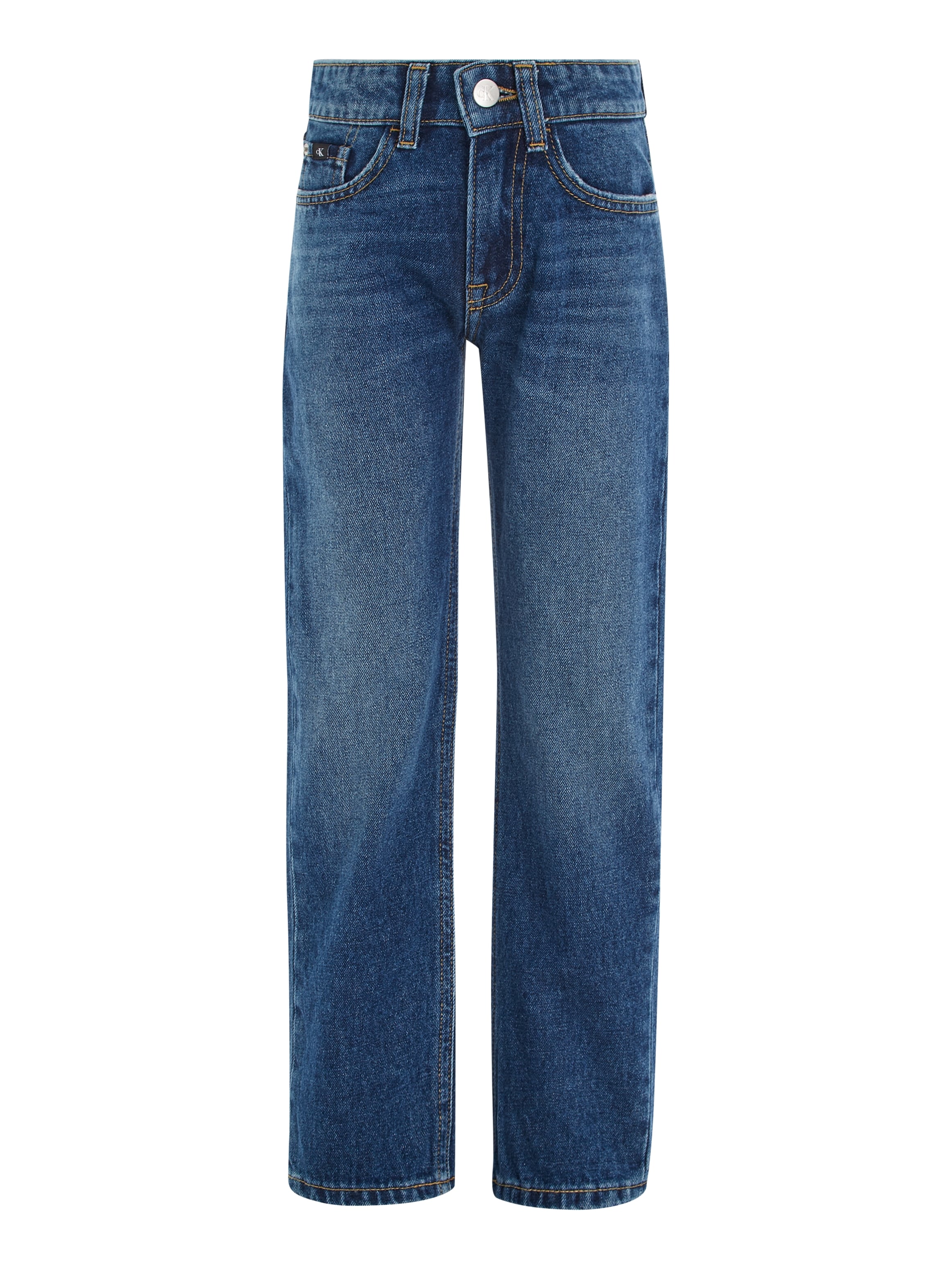 Tommy Hilfiger Straight-Jeans am BAUR Logoschriftzug »ARCHIVE RECONSTRUCTED Bund online bestellen MID mit | WASH«