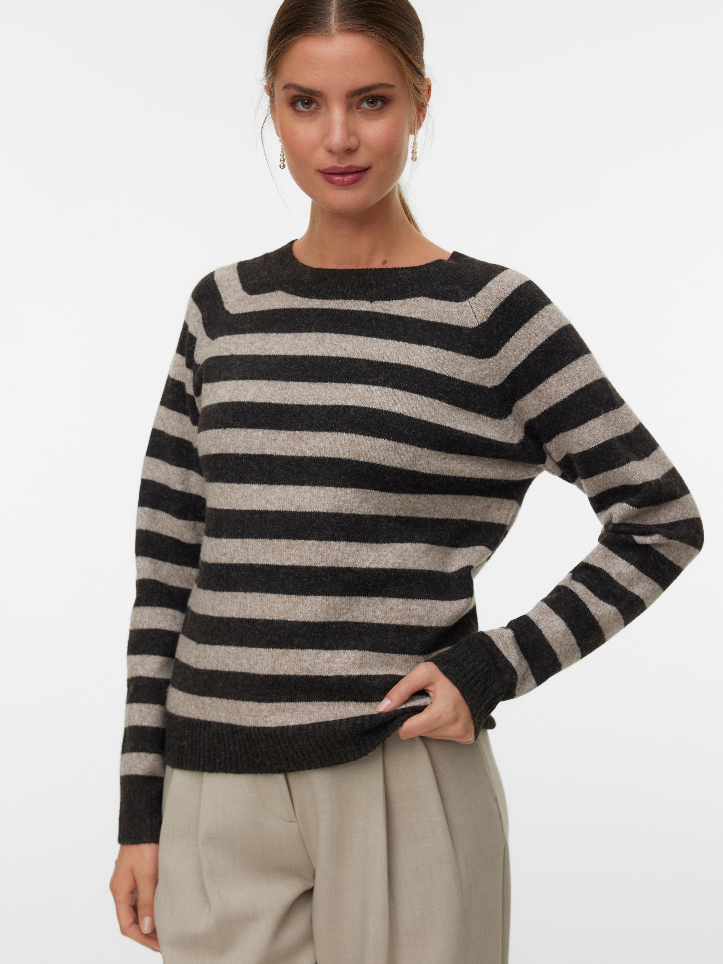 Vero Moda Rundhalspullover "VMDOFFY LS O-NECK BLOUSE GA NOOS" günstig online kaufen