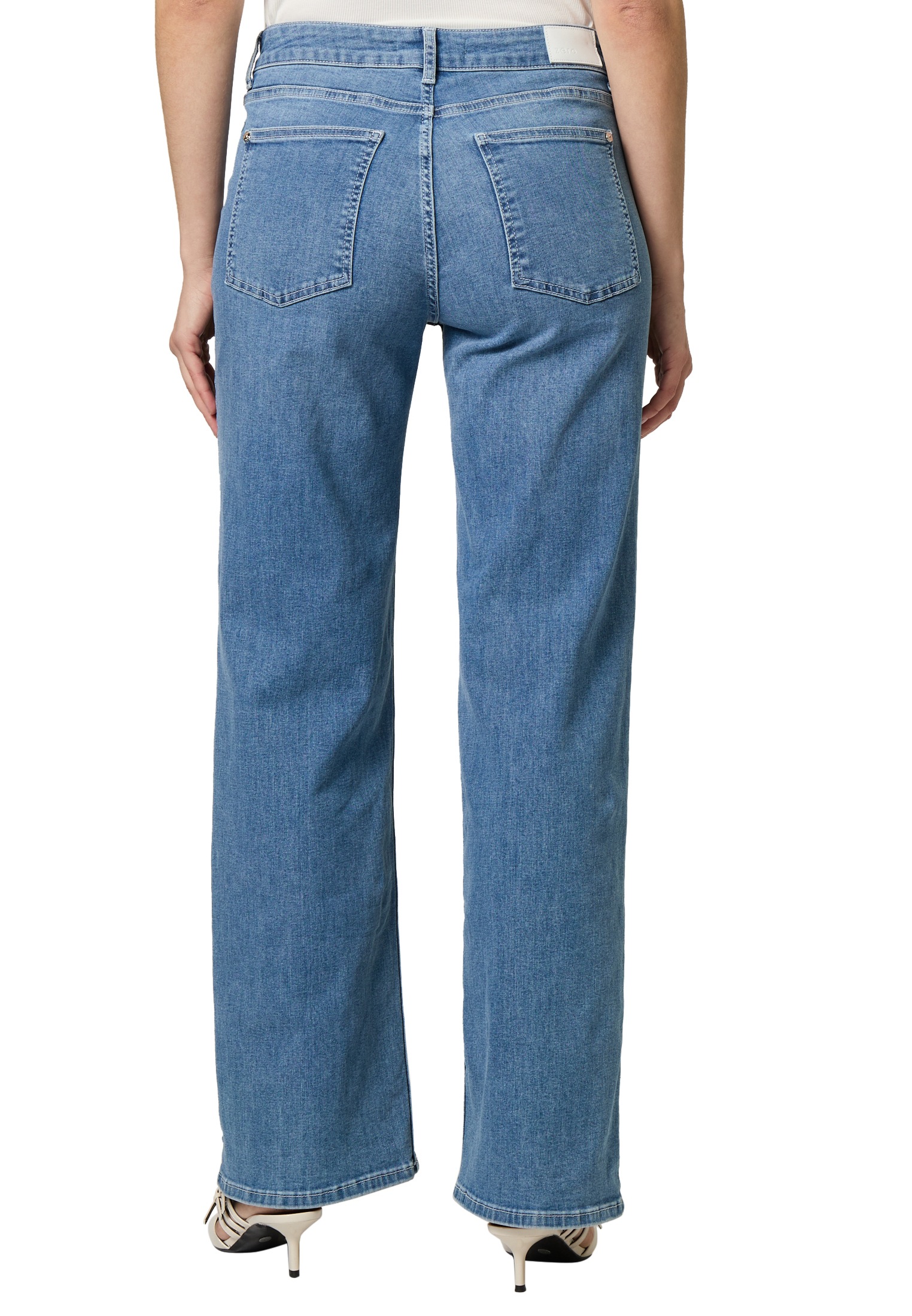 Zero Slim-fit-Jeans »zero Jeans Wide Leg Style WITNEY 32 Inch«