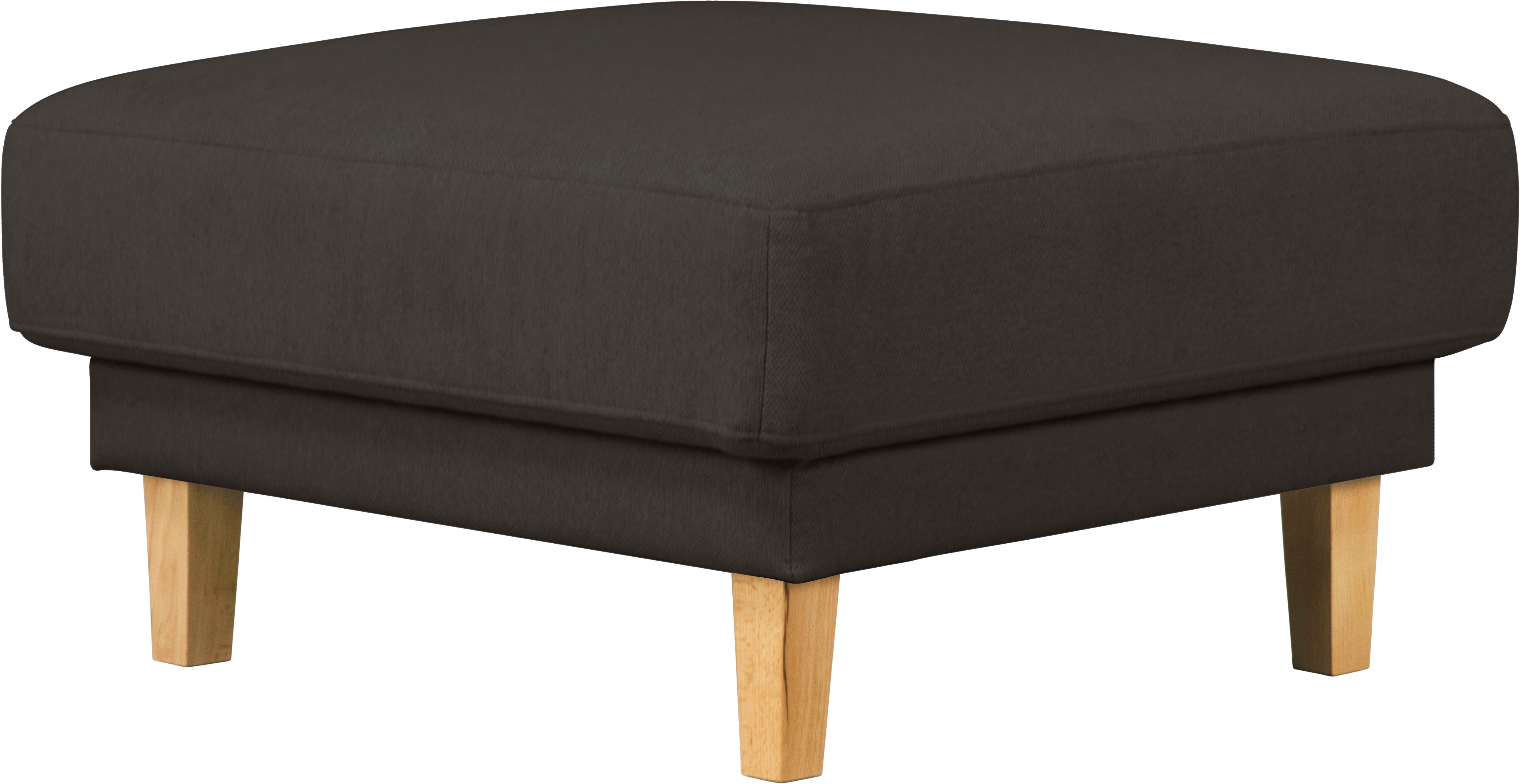 OTTO home Polsterhocker "TRIPLO passend zur Serie, Maße B/T/H: 82/72/46 cm" mit Wellenunterfederung, in hochwertiger Verarbeitung