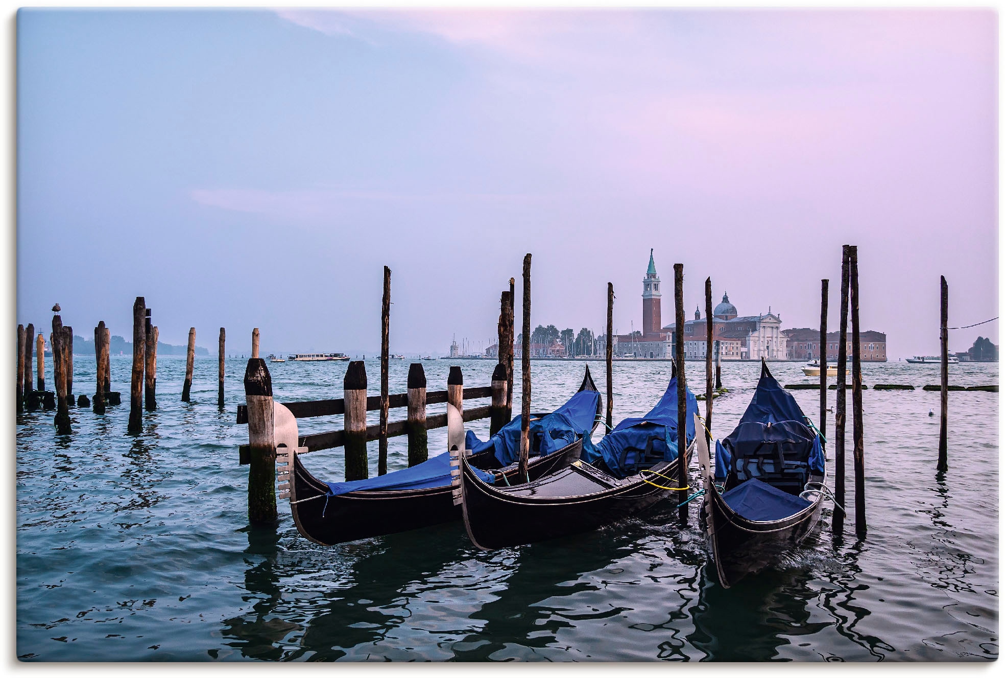 Artland Wandbild "Blick auf die Insel San Giorgio Maggiore", Bilder von Boo günstig online kaufen