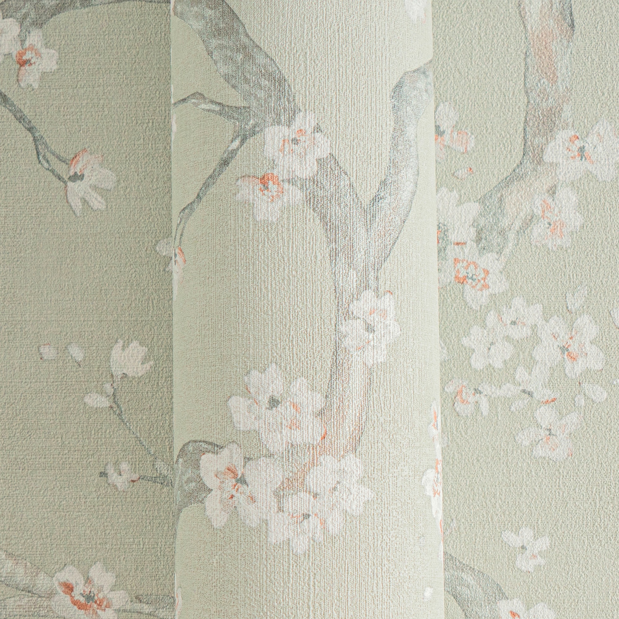 living walls Vliestapete »Blütenzweigtapete bunt Kirschblütenmotiv Asiatisch« floral strukturiert