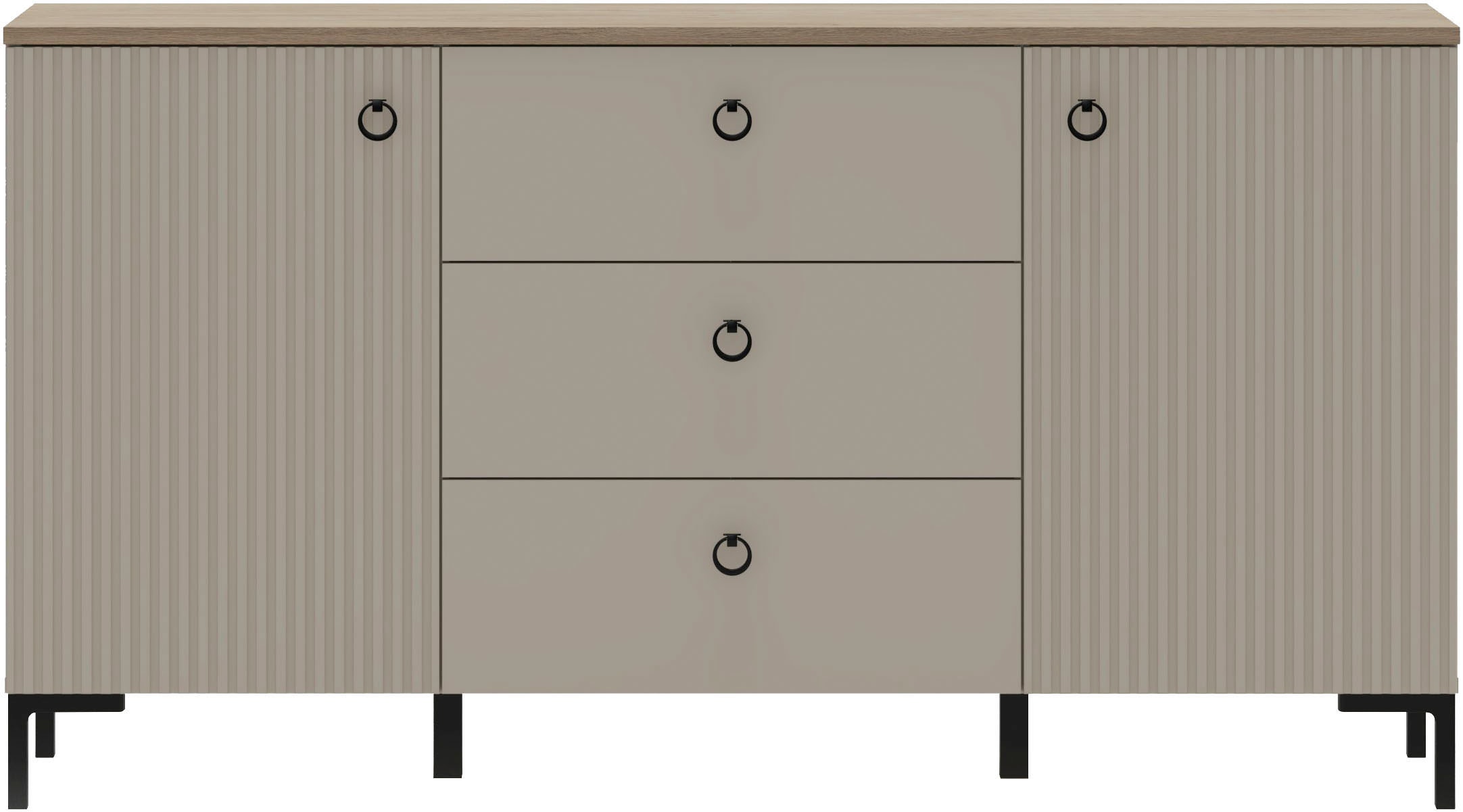 Home affaire Sideboard "Luminara" 1 Stk. tlg. Kommode mit Soft-Close Funktion - 120 oder 150 cm Breite