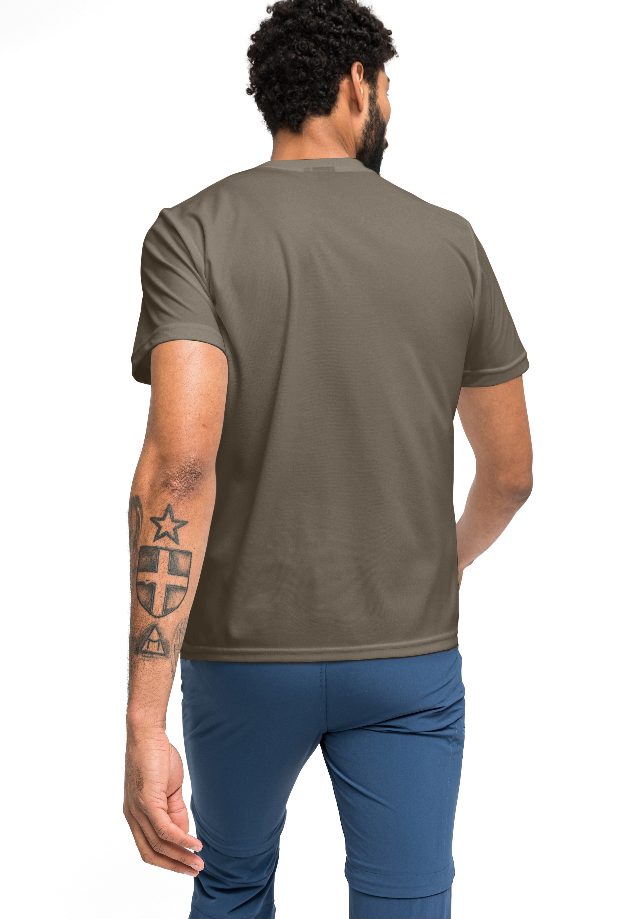 Maier Sports T-Shirt »Walter« Herren Kurzarmshirt, leichtes Sommer Funktionsshirt, Rundhals, Reg Fit