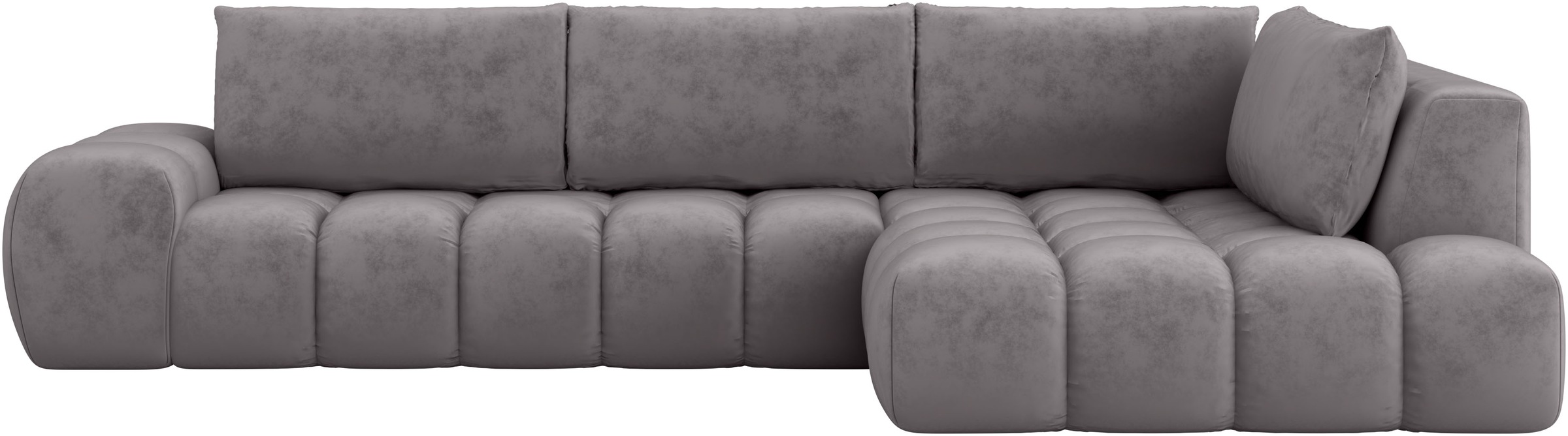 OTTO home Ecksofa "AZITA L-Form, XXL 352 cm Designsofa in Bubble-Opitk" los günstig online kaufen