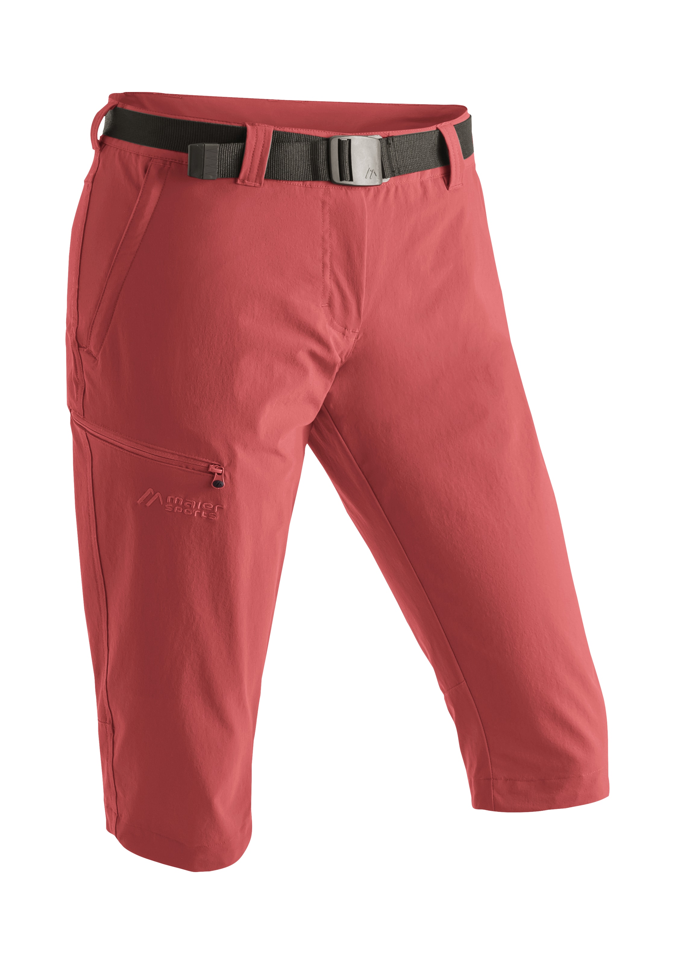Maier Sports 1100000002199 "Inara slim 3/4" Damen Wanderhose, atmungsaktive Outdoorhose, 3/4 Hose mit 3 Taschen