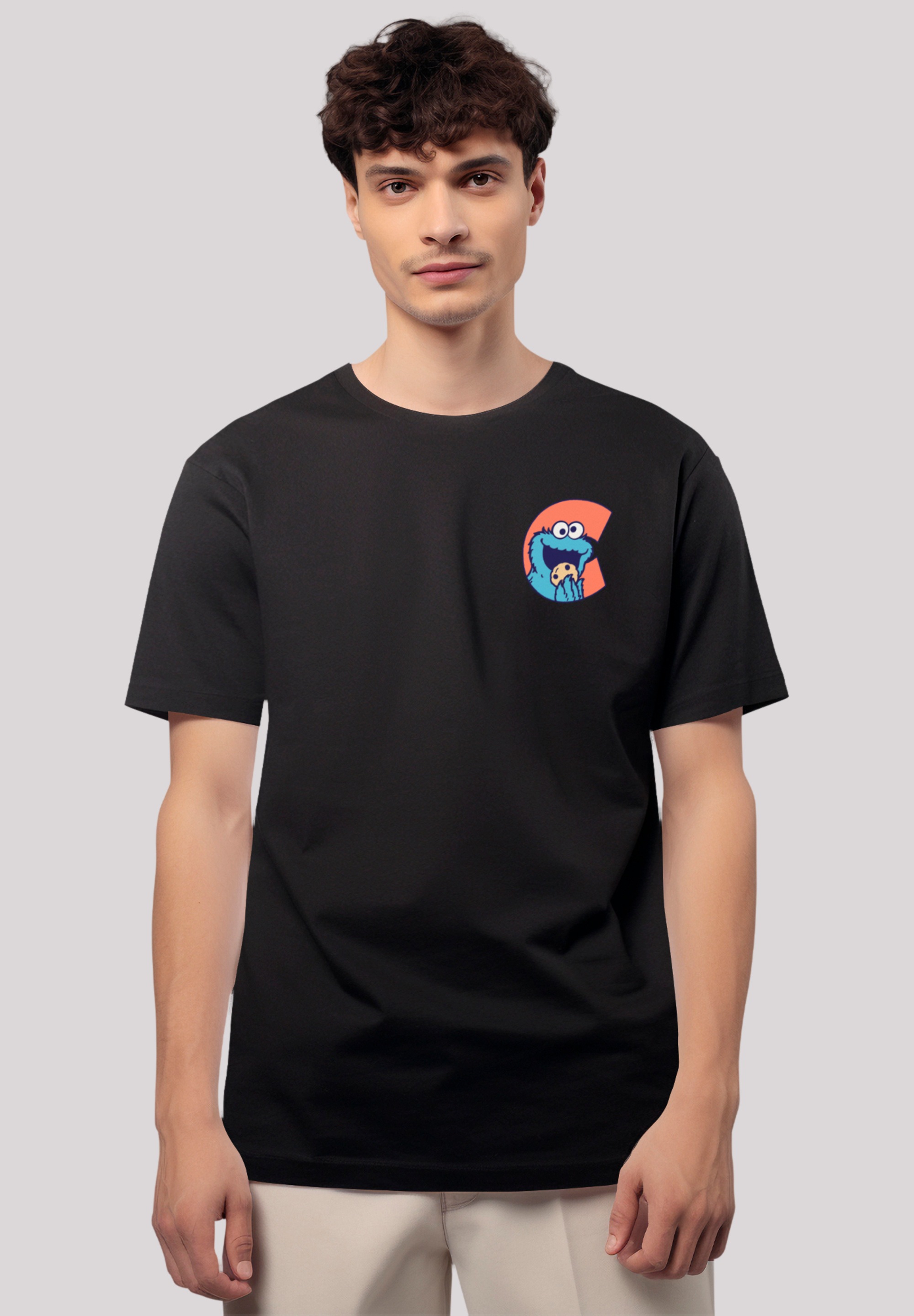 F4NT4STIC T-Shirt "Sesamstraße Cookie Monster "C"", Premium Qualität günstig online kaufen