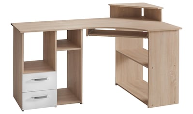 Schreibtisch »Sam«, Breite 137 cm, mit Tastaturauszug und Towerfach kaufen