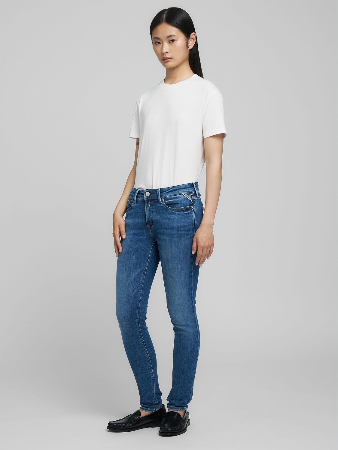 Replay 5-Pocket-Jeans »NEW LUZ Skinny Fit«, in Ankle-Länge