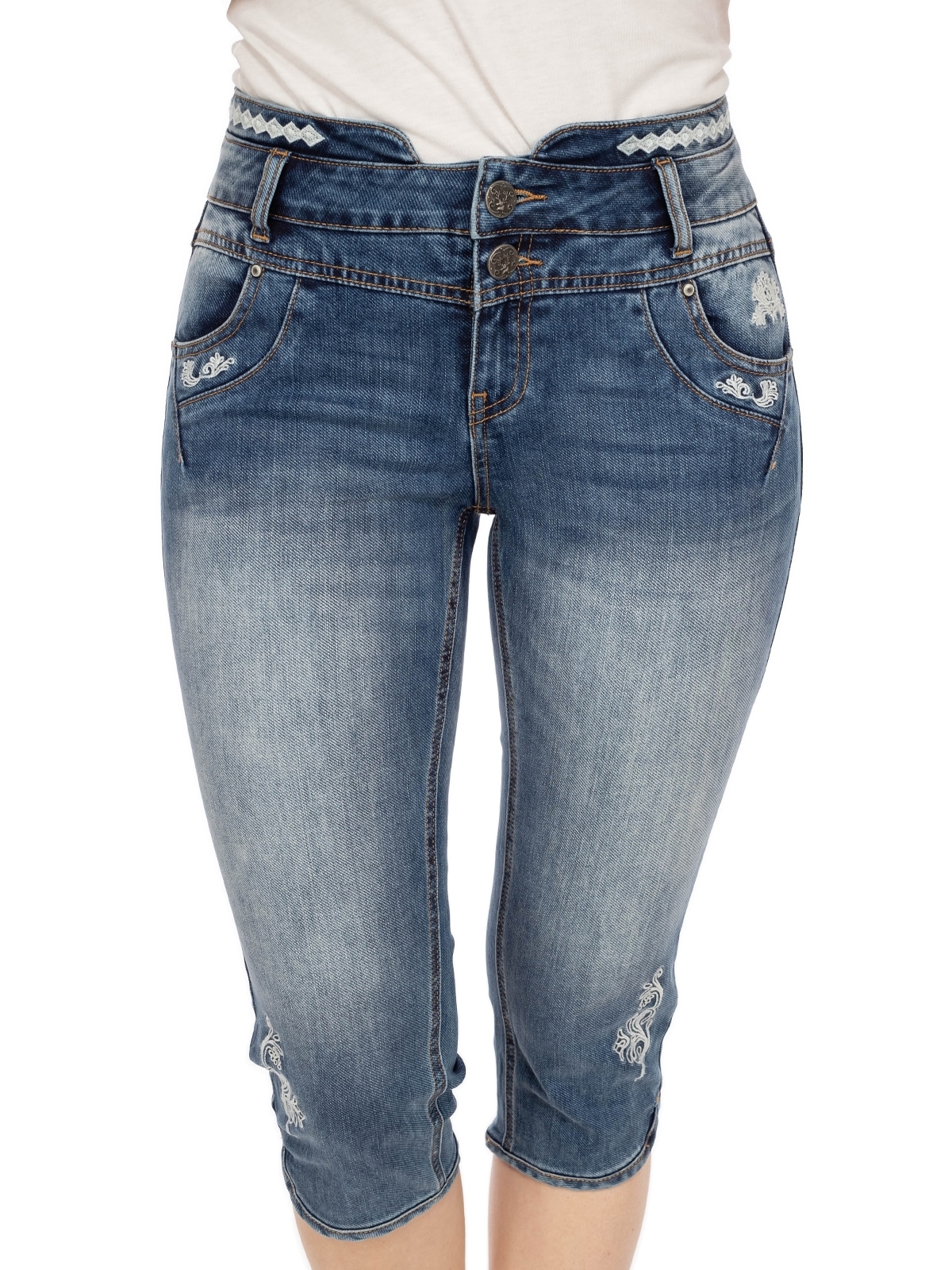 Hangowear Trachtenhose »Jeanshose YONNA-KNIEBUND«