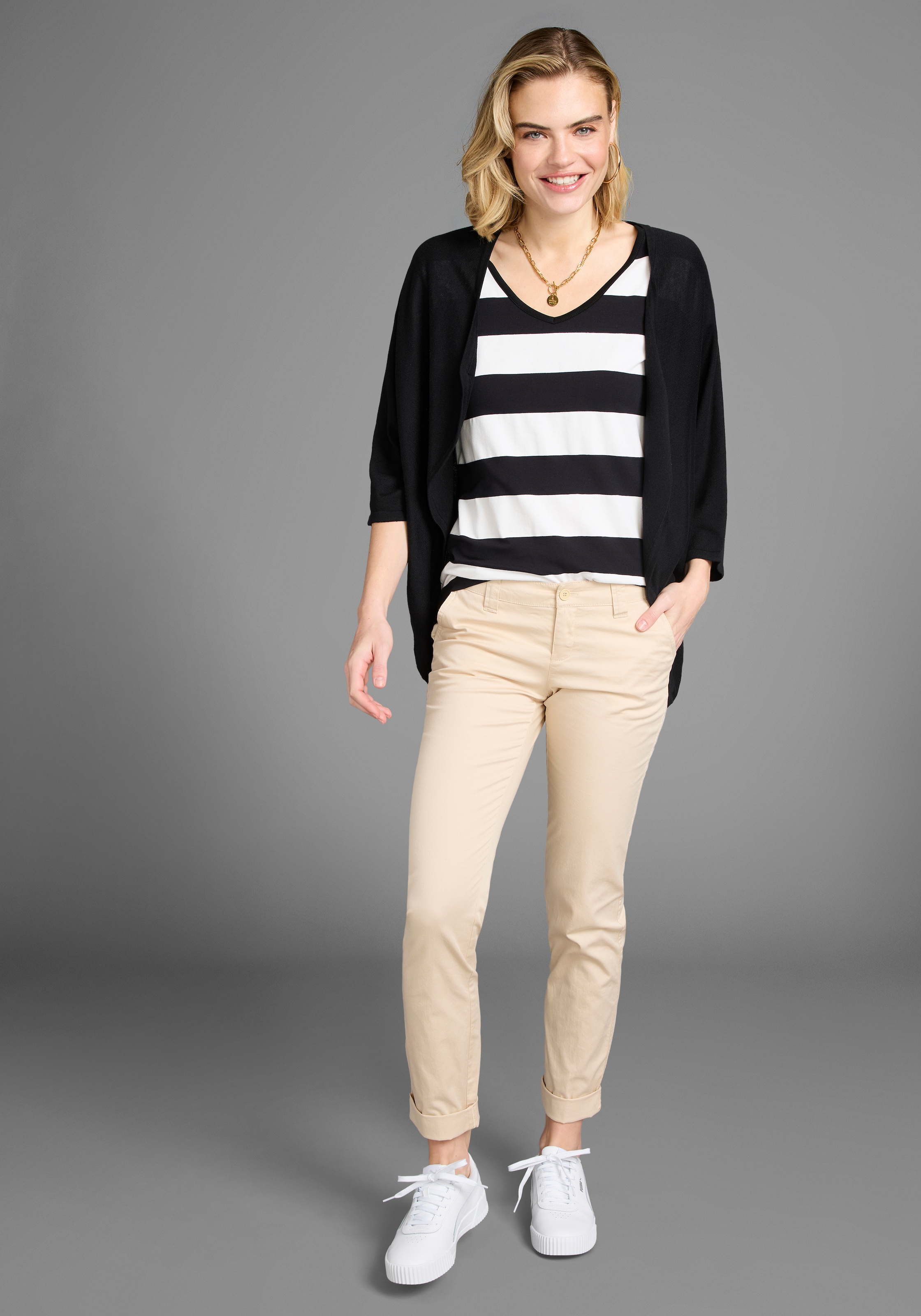 Laura Scott T-Shirt, im Streifen-Mix