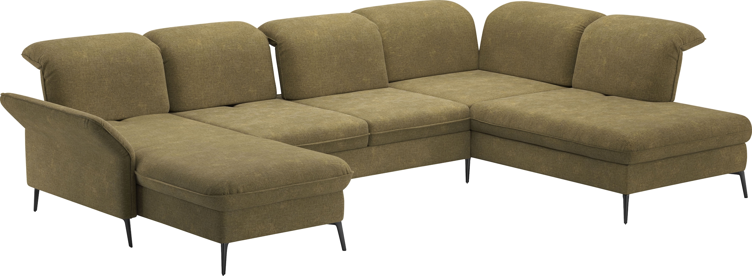 sit&more Wohnlandschaft »Emely«, mit Sitztiefenverstellung optional mit Bettfunktion und Bettkasten