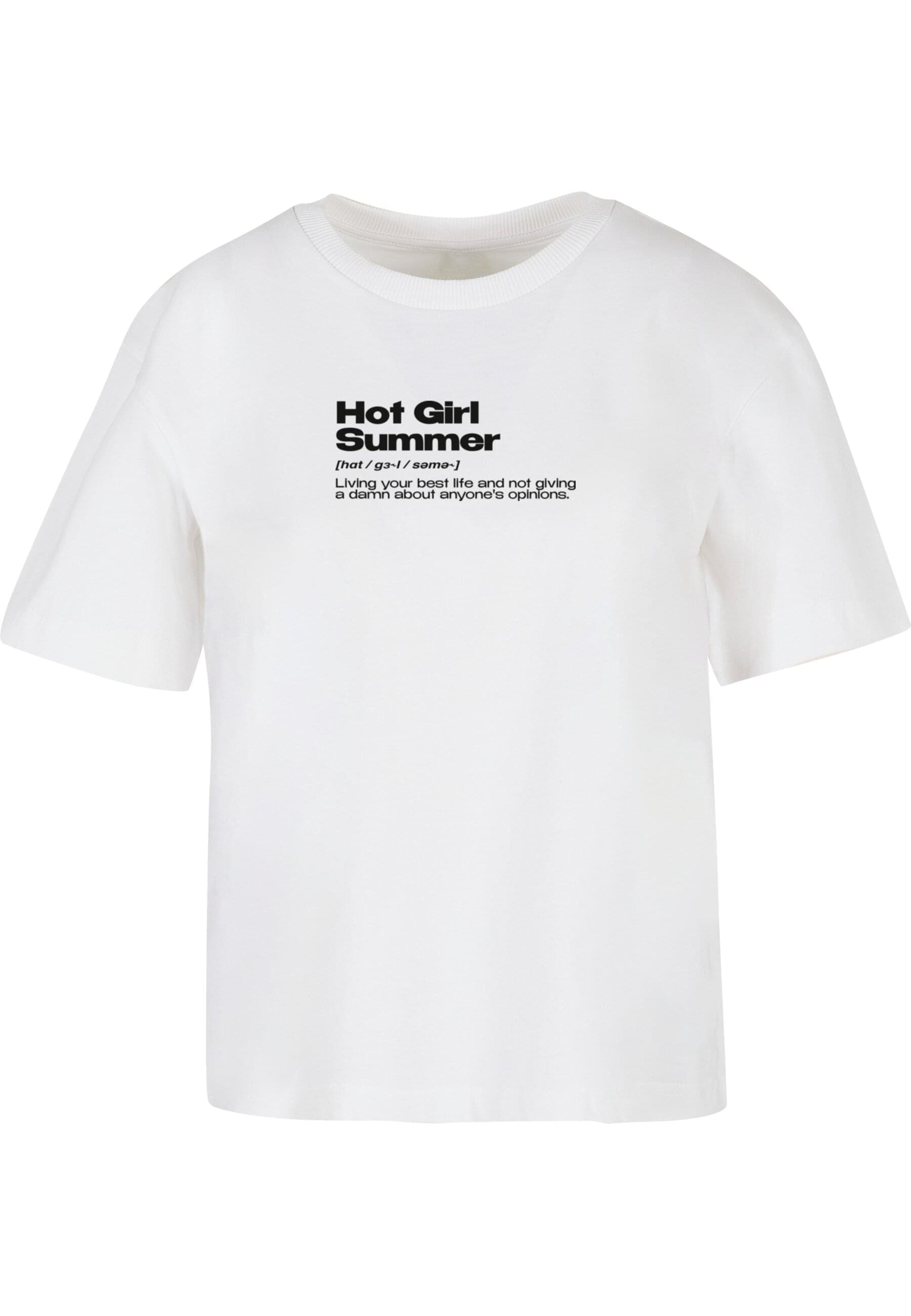 Miss Tee T-Shirt "Miss Tee Hot Girl Definition Tee" 1 Stk. tlg. günstig online kaufen