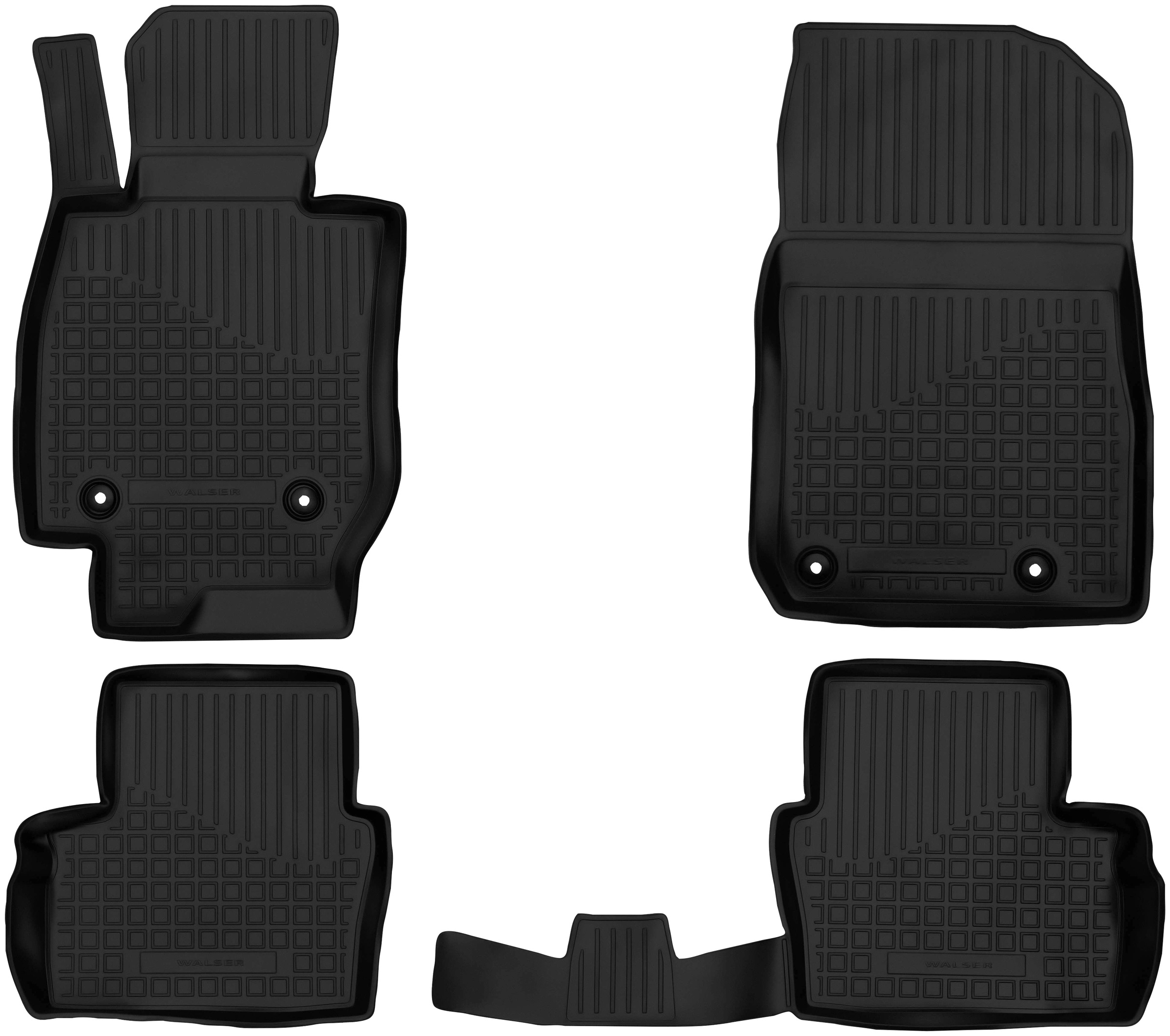 WALSER Passform-Fußmatten »XTR«, (4 - Rechnung für BAUR Heute Mazda St.), 01/2015 auf CX-3 