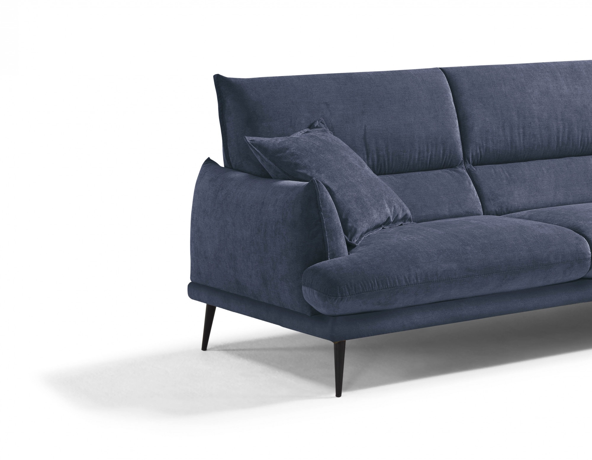 Egoitaliano Ecksofa »FUNNY, hochwertiges und aktuelles Design, bequeme Rückenlehne«, hochwertiger Sitzkomfort, L-Form