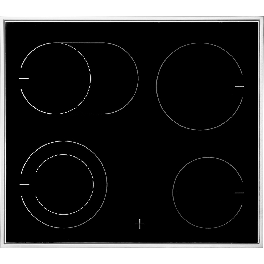 Amica Elektro-Herd-Set »EHC 933 107 SM«, EHC 933 107 SM, mit 1-fach-Teleskopauszug, Steam Clean