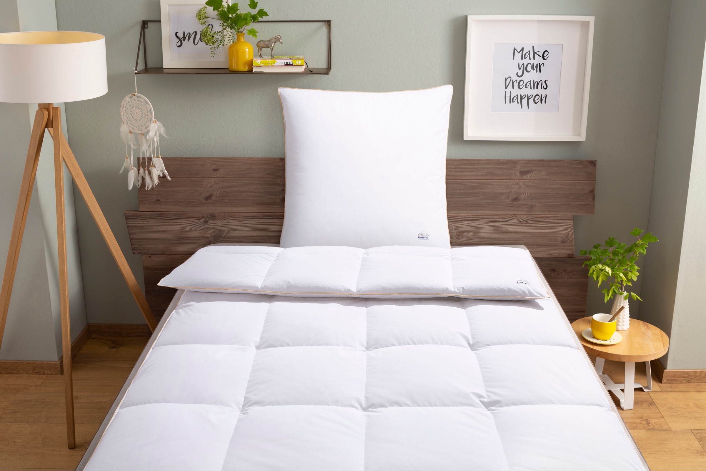 Balette Daunenbettdecke + Kopfkissen "140 Jahre Balette, in 5 Wärmeklassen, günstig online kaufen