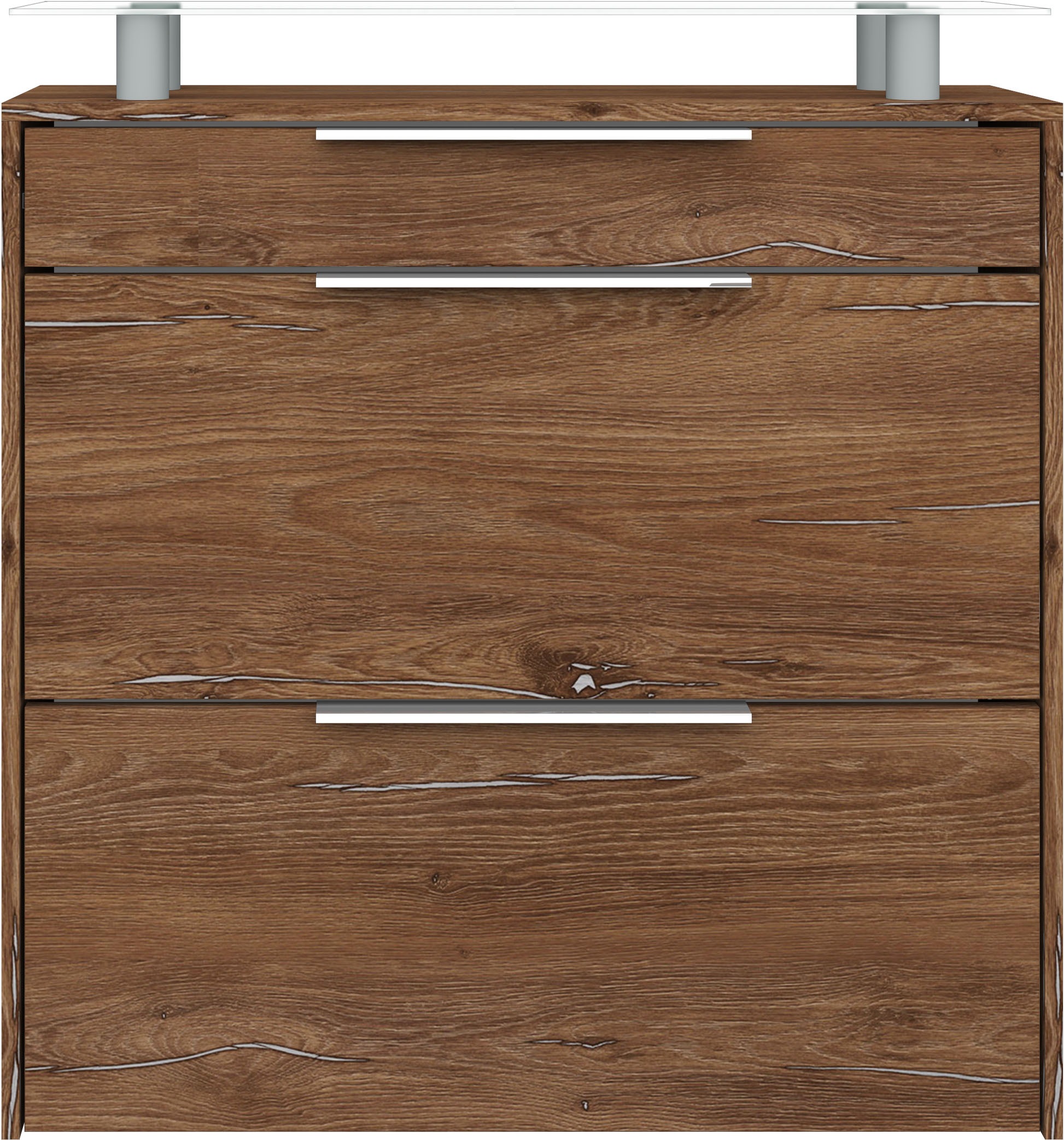 Thumbnail - borchardt Möbel Schuhschrank "Oliva" Breite 89 cm, hängend, mit 2 Doppeltrommel und 1 Schubkasten