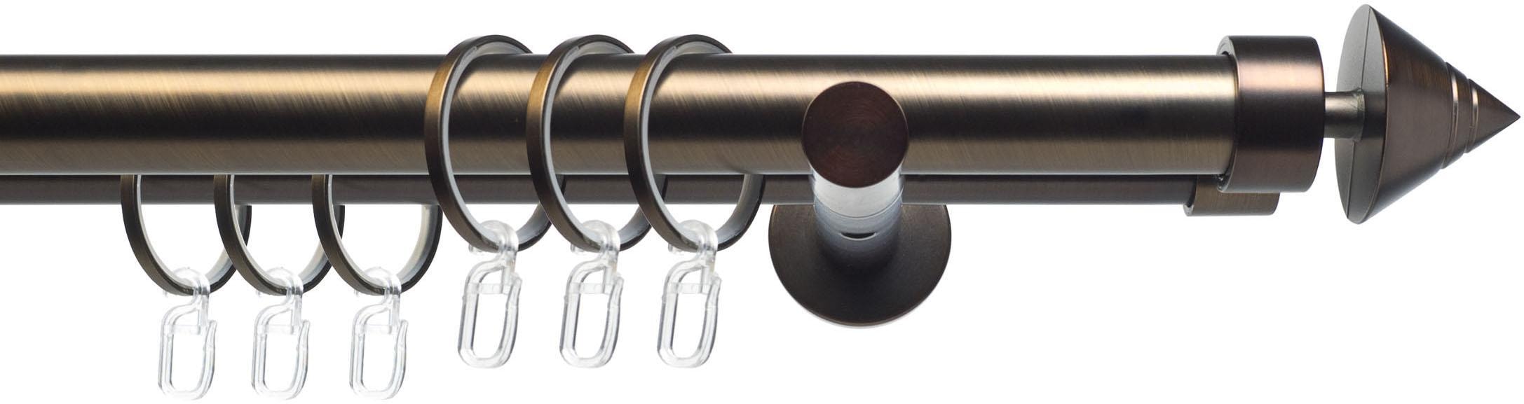 Liedeco Gardinenstange "CELKEGEL01SG2L" Ø 25 mm 2 läufig-läufig Fixmaß 2-lä günstig online kaufen