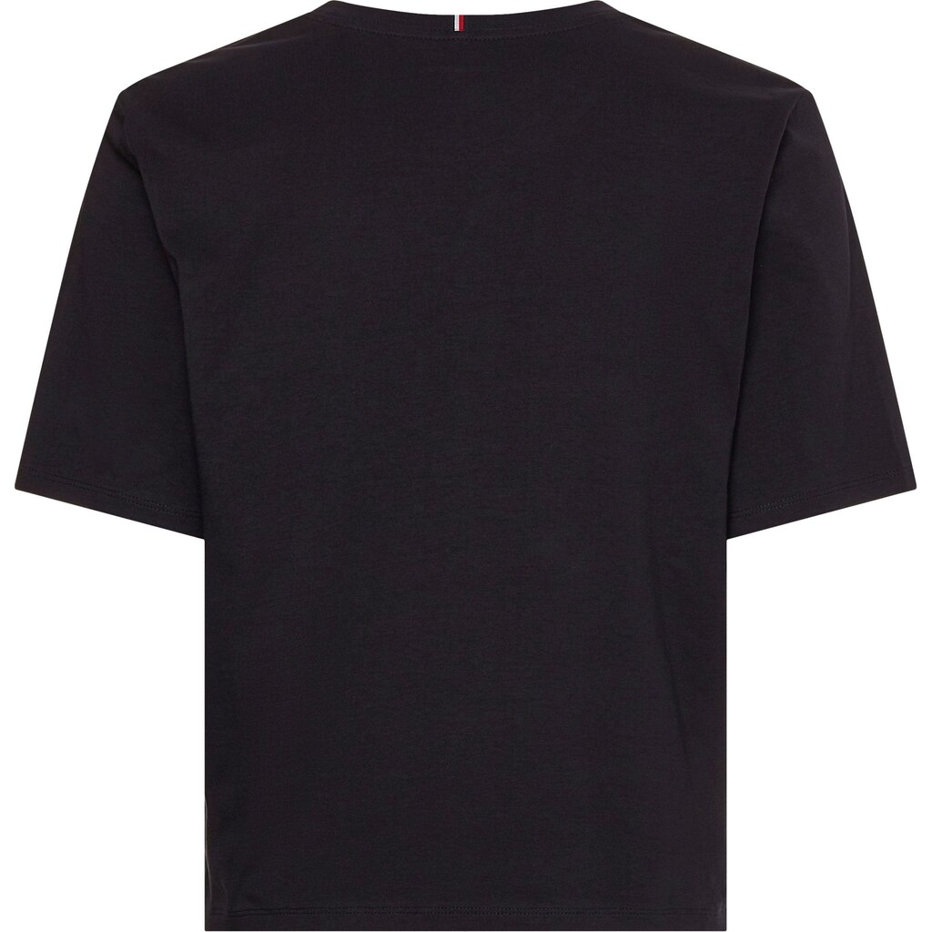Tommy Hilfiger Sport Curve T-Shirt »CRV GRAPHIC C-NK TEE SS«, Mit Tommy Hilfiger Sport Logo-Schriftzug