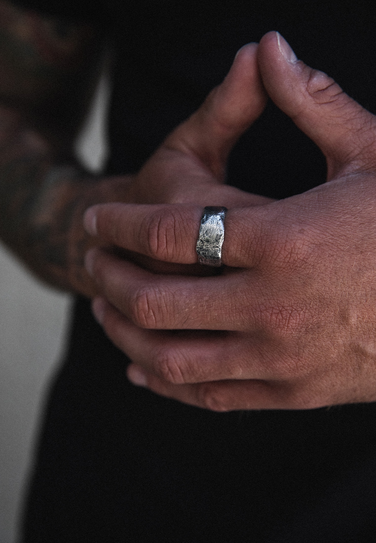 HAZE & GLORY Silberring »Ring Bandring - El Tigre Small 925 Silber«