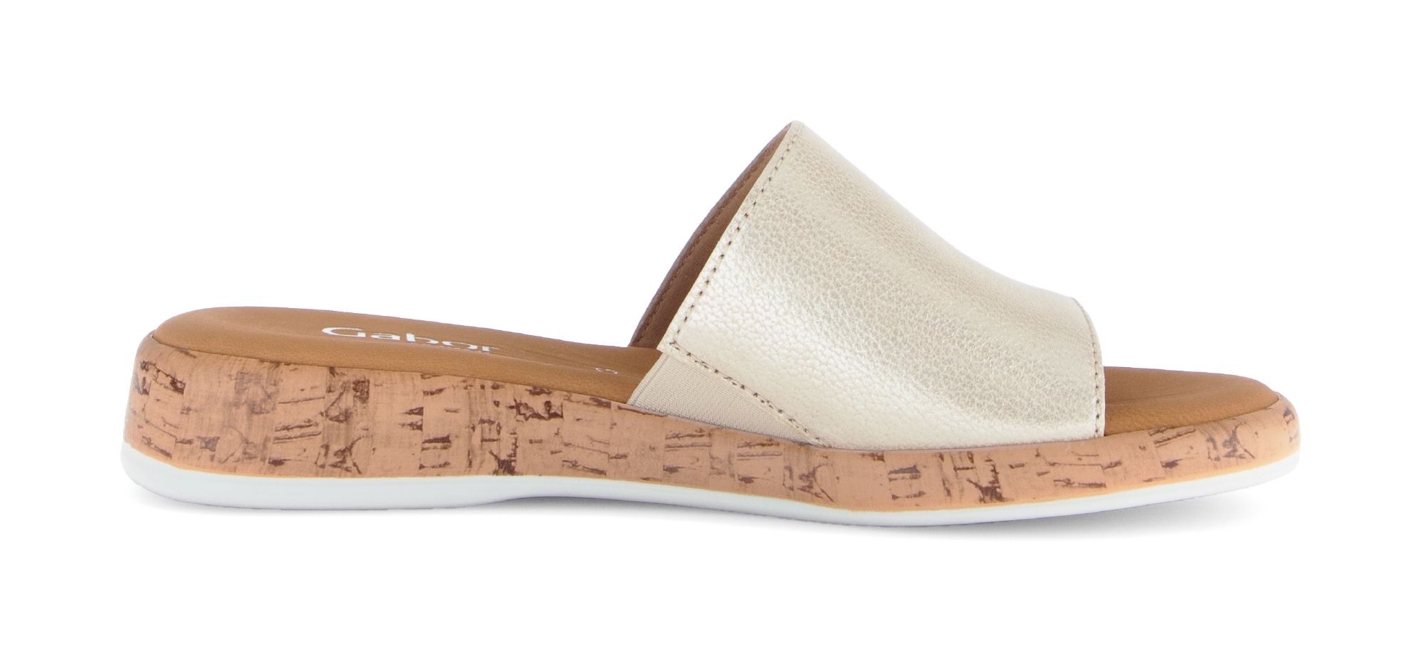 Gabor Pantolette »RHODOS«  , Sommerschuh, Komfortschuh, kleiner Stretcheinsatz, Weite G (=weit)