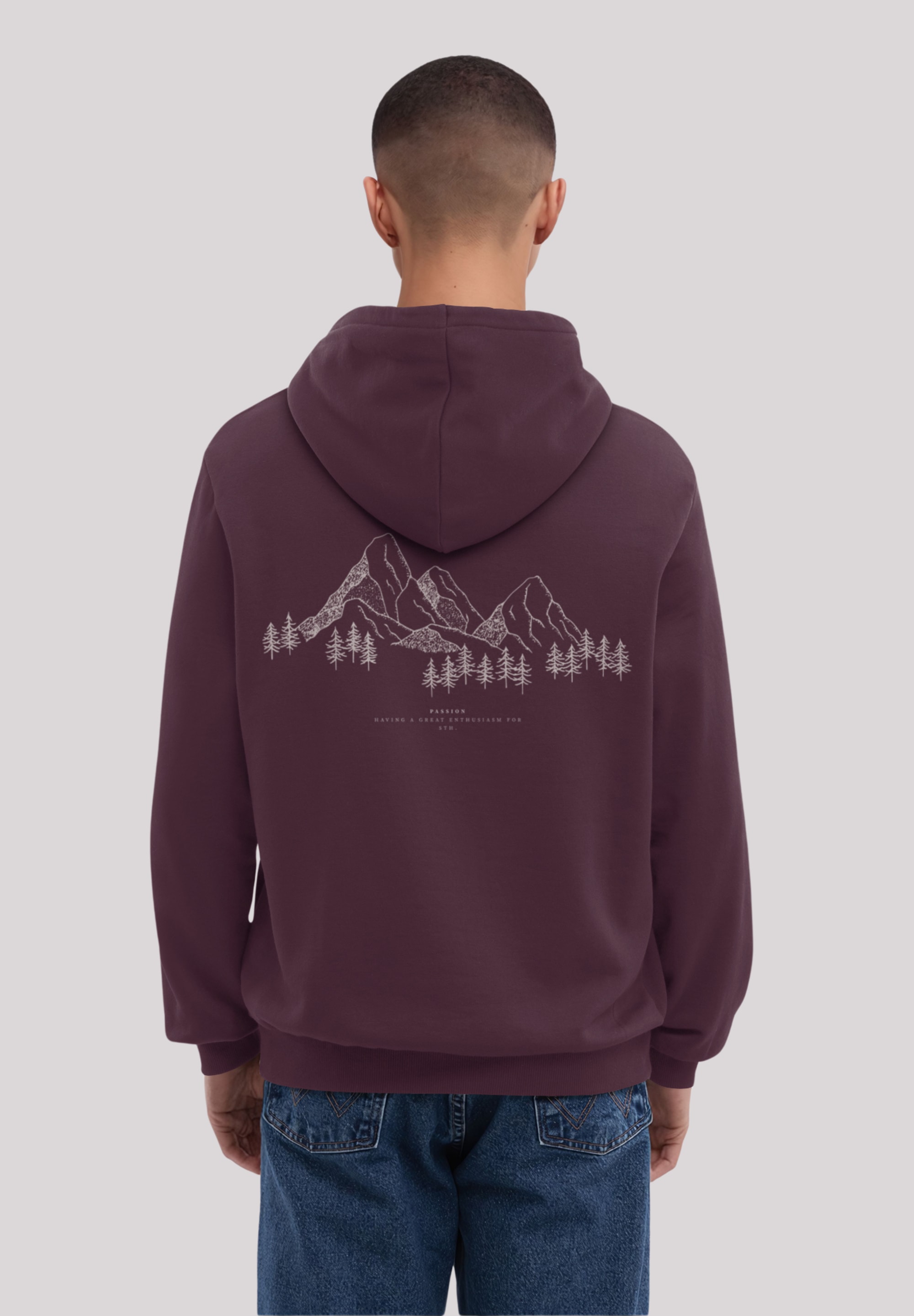 F4NT4STIC Kapuzenpullover »Mountain Berge Natur V2«, Premium Qualität