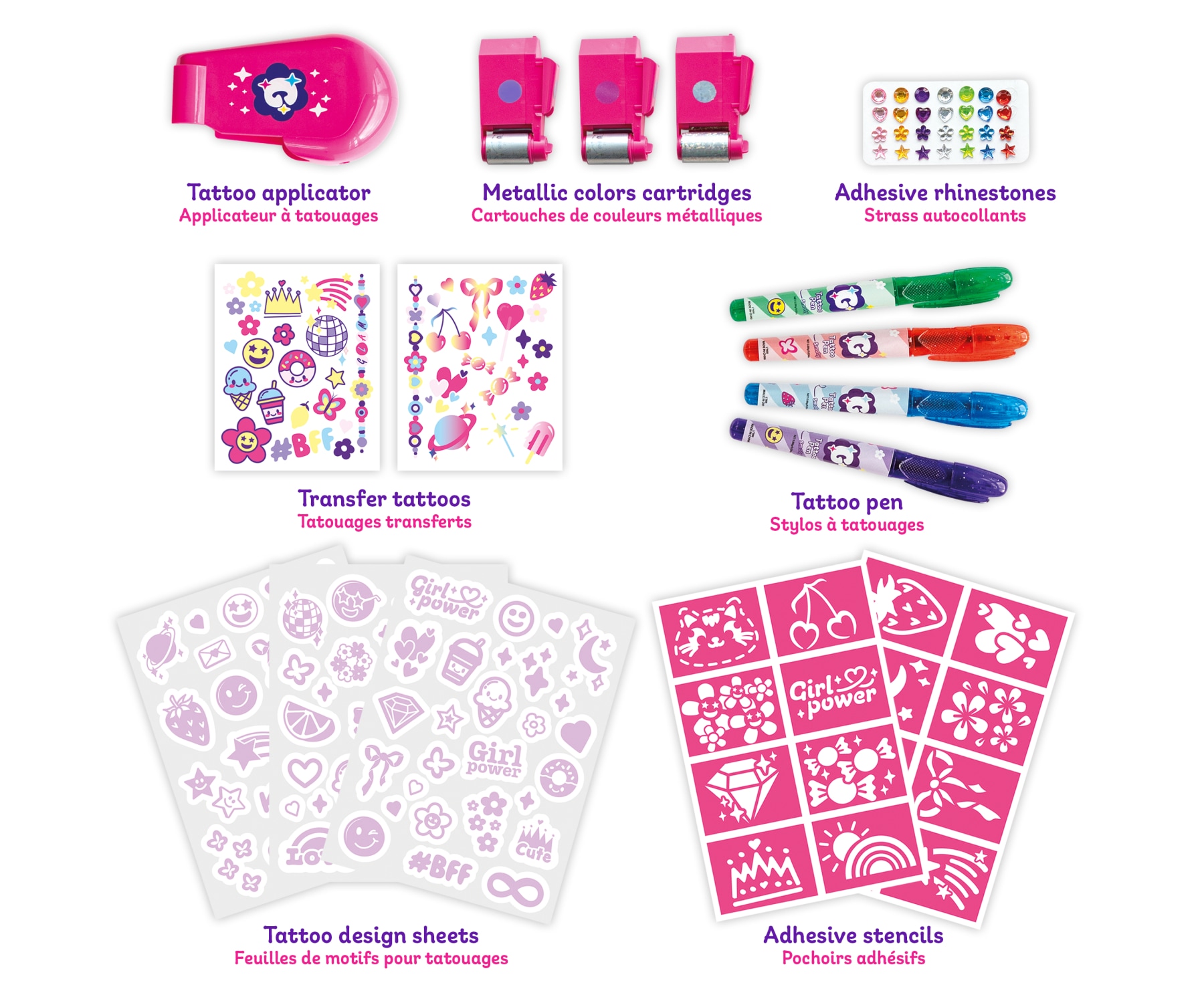 Smoby Kreativset »Glam Tattoo Corner« Made in Europe