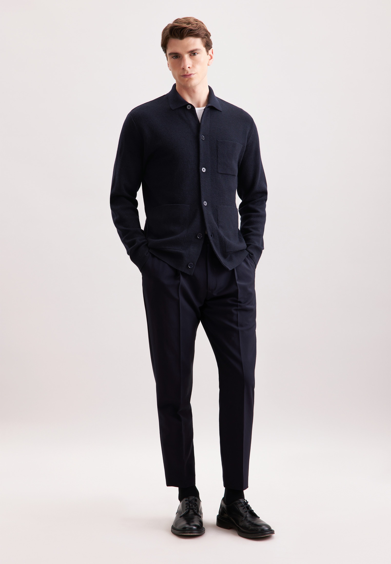 seidensticker Strickjacke »Schwarze Rose« 1/1 Kragen