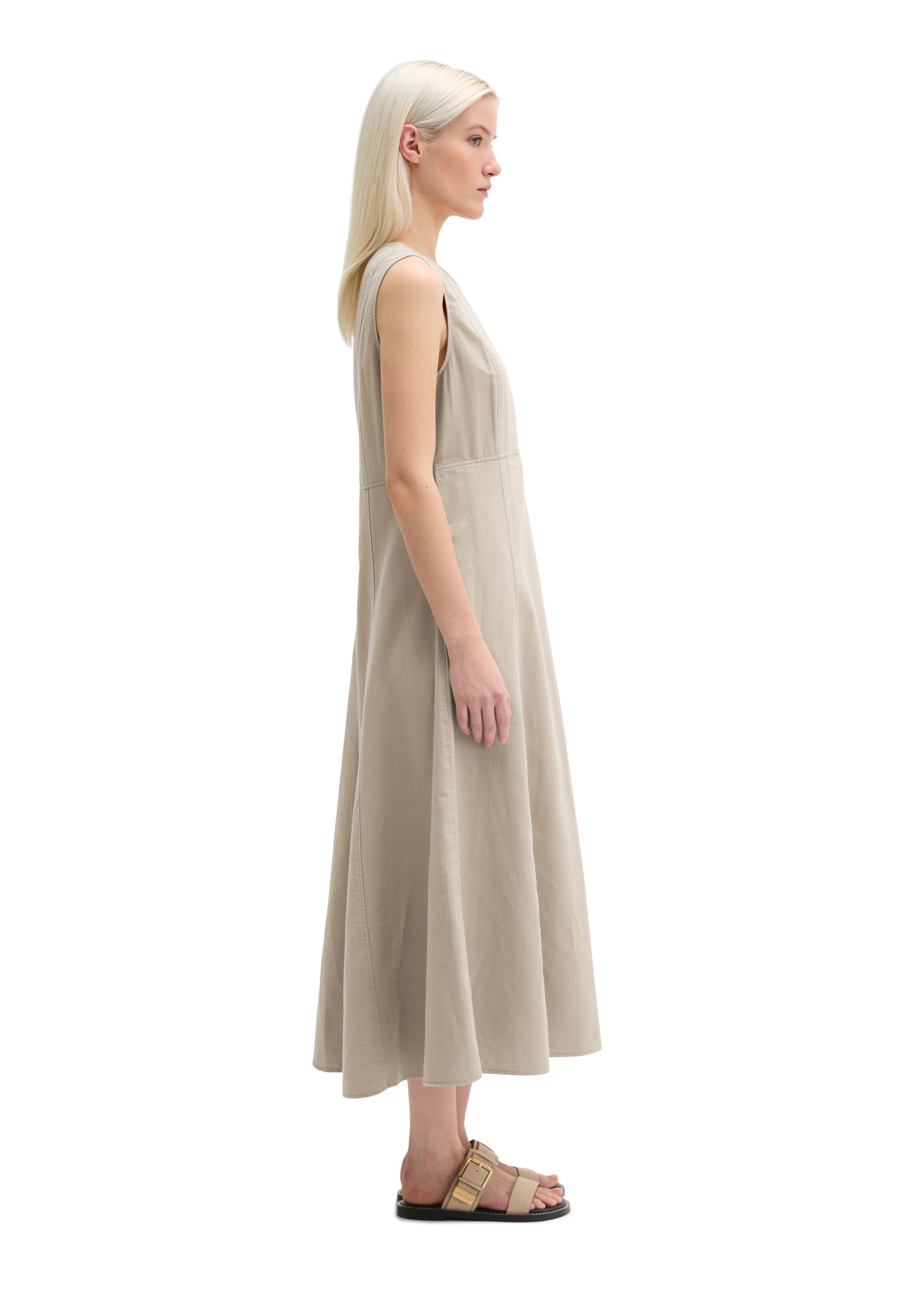 Marc O'Polo Midikleid »aus Organic-Cotton-Lyocell-Leinen-Mix«