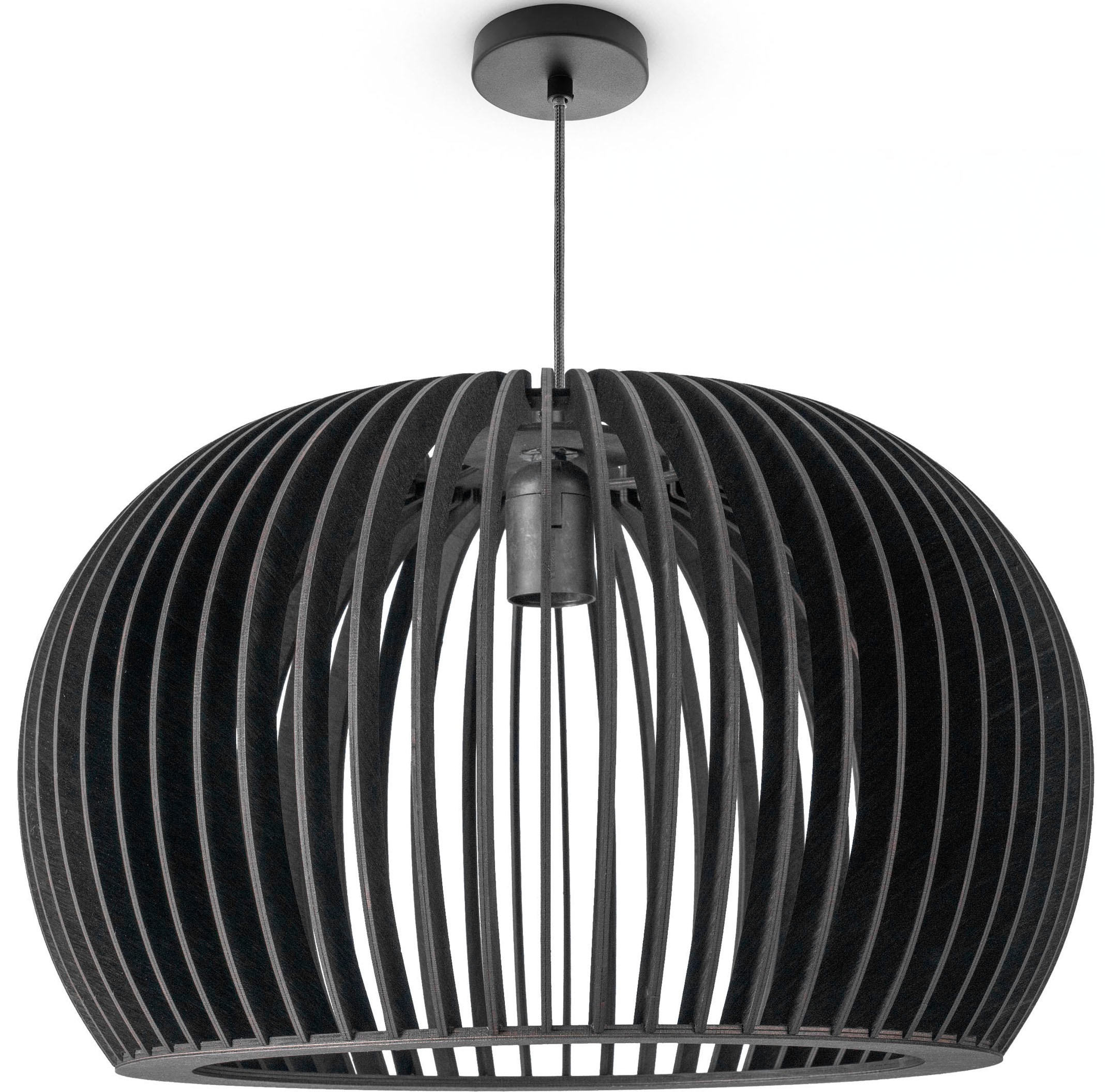Paco Home Pendelleuchte »PULU«, Leuchtmittel E27 | ohne Leuchtmittel, Esstisch Pendelleuchte Holz Korblampen Skandi Rustikal E27 Vintage