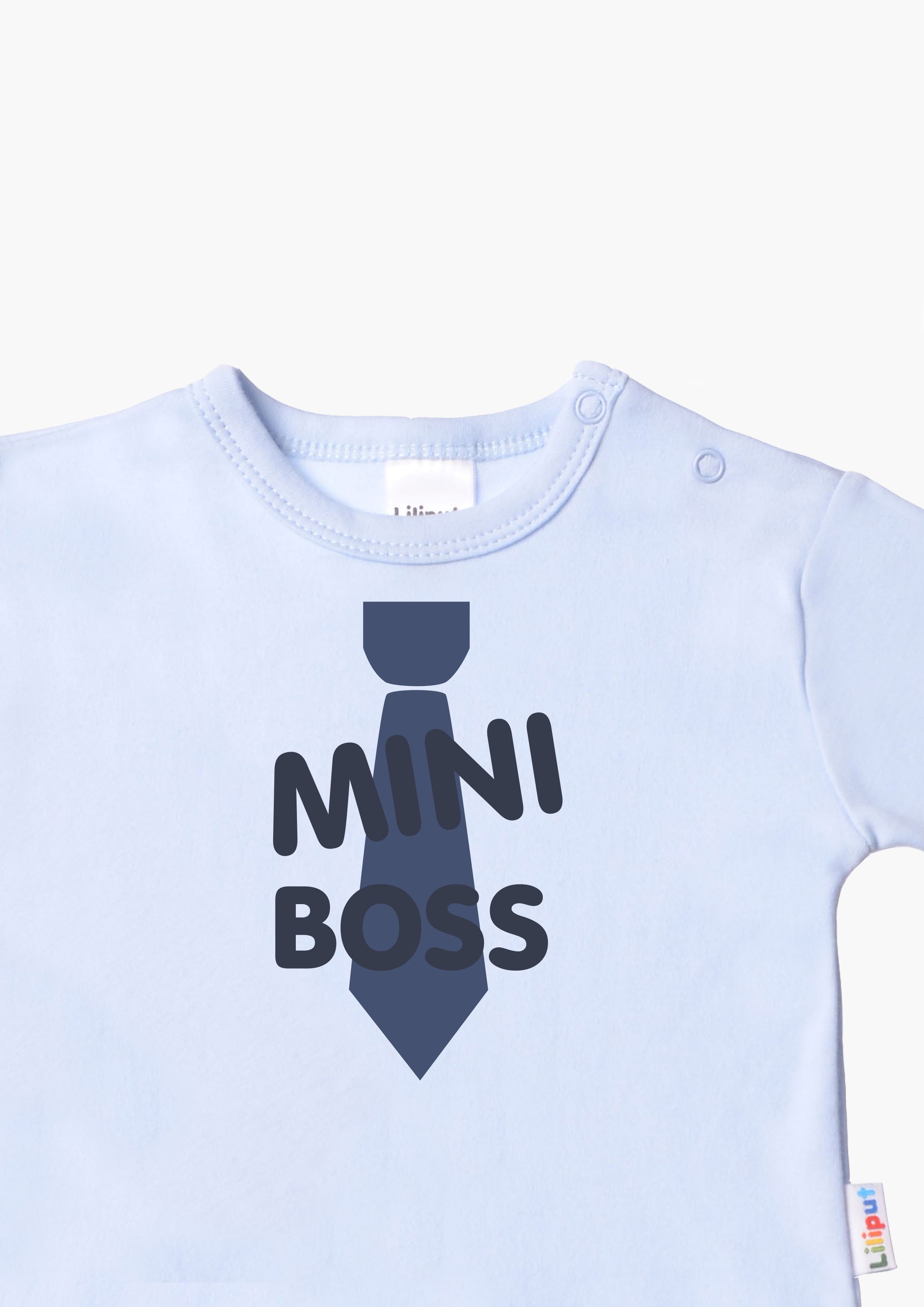 Liliput Langarmshirt »Mini Boss«, mit lustigem Frontprint online kaufen |  BAUR