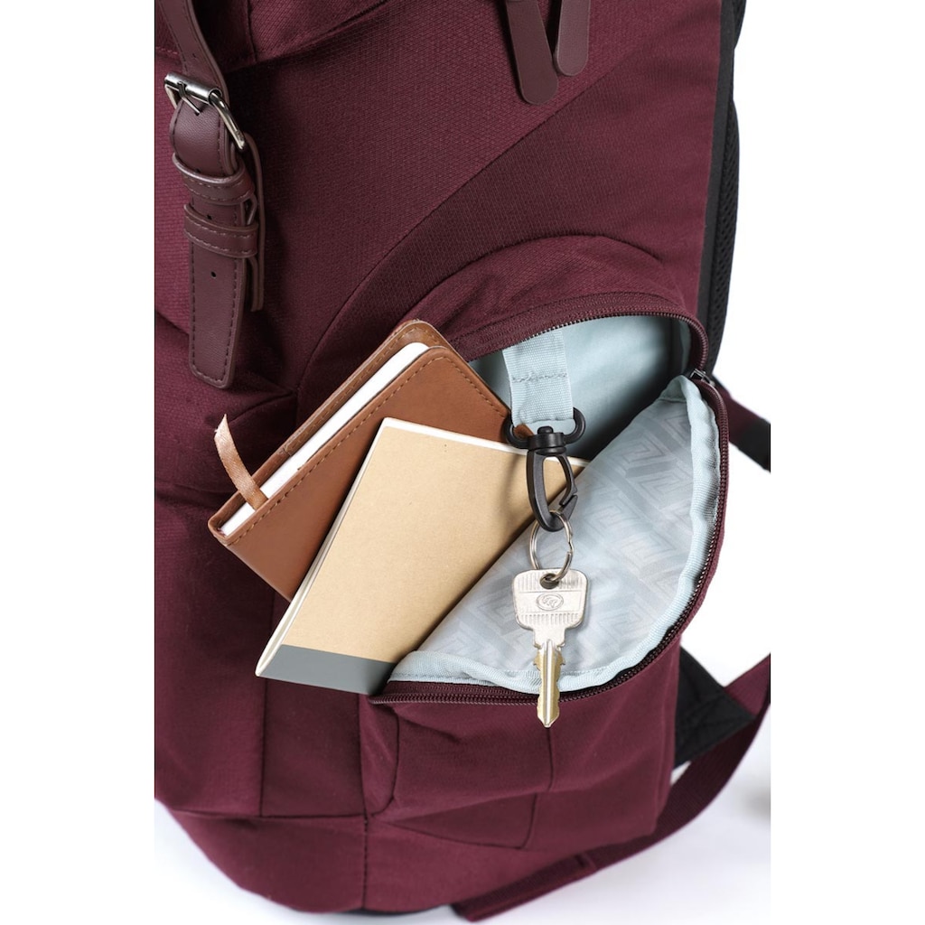 Marken Nitro NITRO Freizeitrucksack »Daypacker, Wine«, mit Laptopfach weinrot