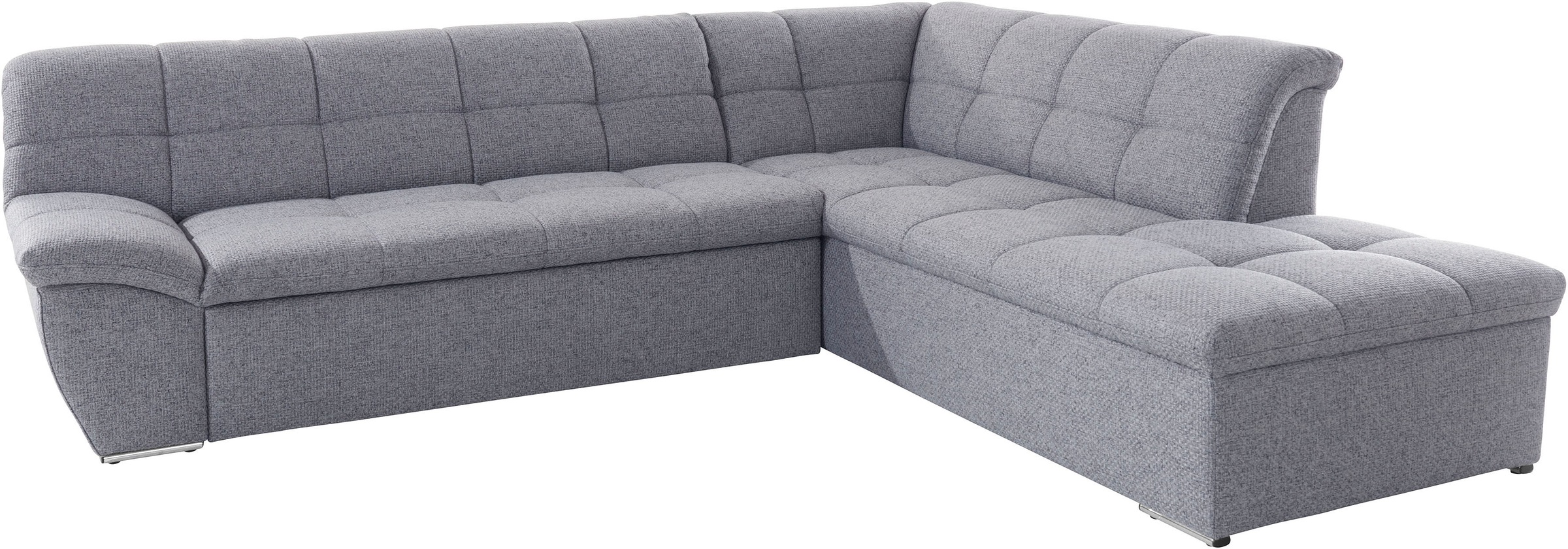 Thumbnail - DOMO collection Ecksofa "Lagoa, moderne Sitzheftung, bequem und komfortabel, L-Form", wahlweise mit Bettfunktion, frei i...