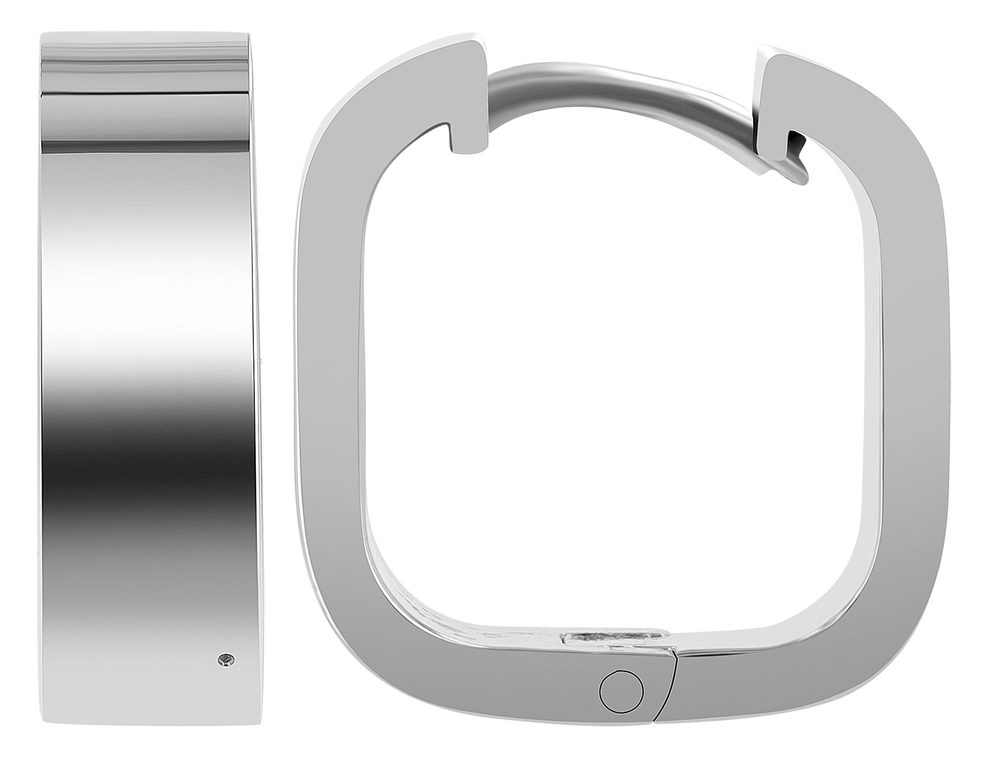 Adelia´s Klappcreolen »Damen Ohrringe – Klappcreole aus 925 Silber« Ideal als Geschenk zum Weihnachten