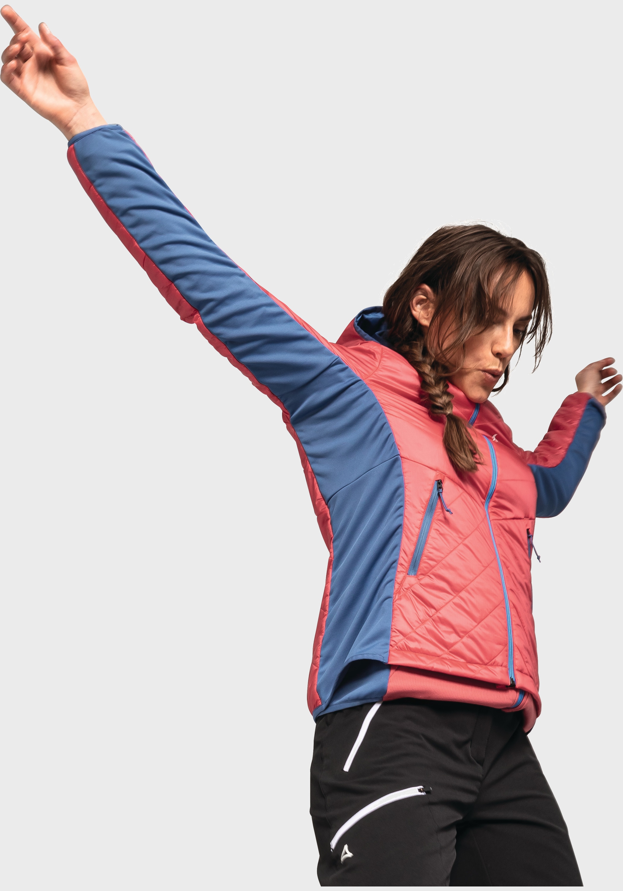 Schöffel Outdoorjacke »Hybrid Jacket Stams L«, mit Kapuze