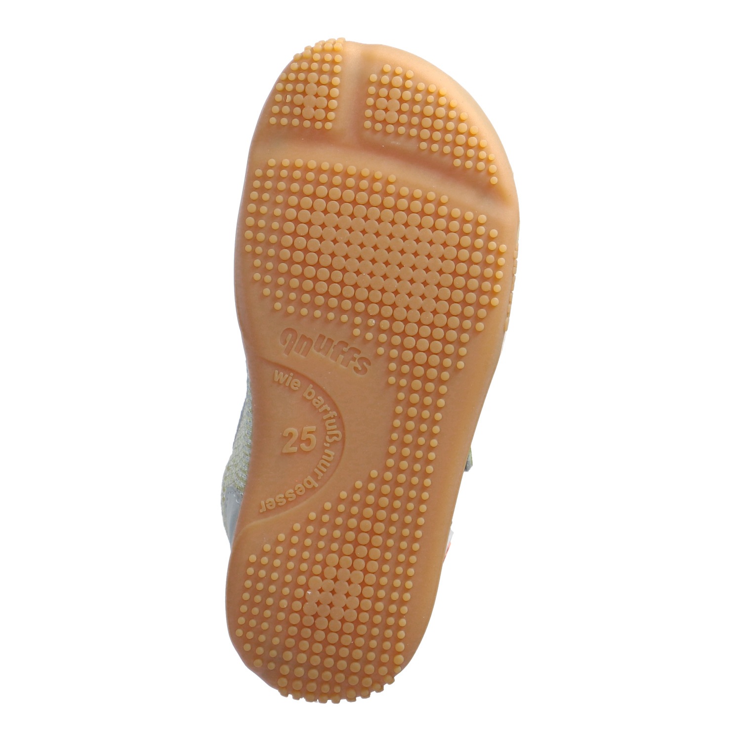 Barfußschuh QNUFFS "Fichte", Jungen, Gr. 26, river, grün, Lederimitat, Textil, kontrastfarbene Details, Schuhe Barfußschuh, Klettschuh, Sneaker, Halbschuh mit Kontrastbesätzen 3