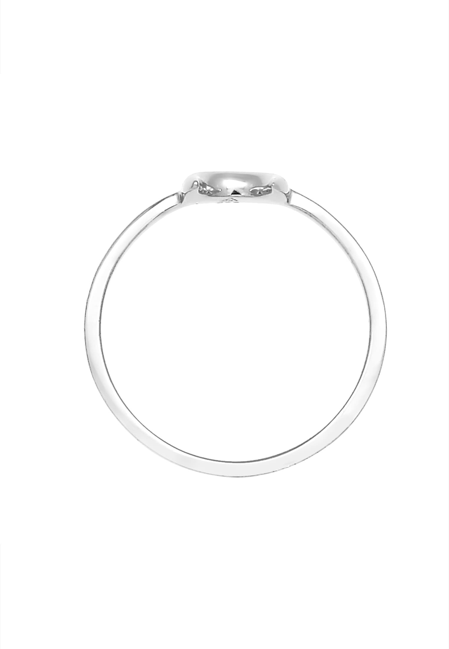 Elli Fingerring »Halbmond Mond Astro Basic 925 Silber«