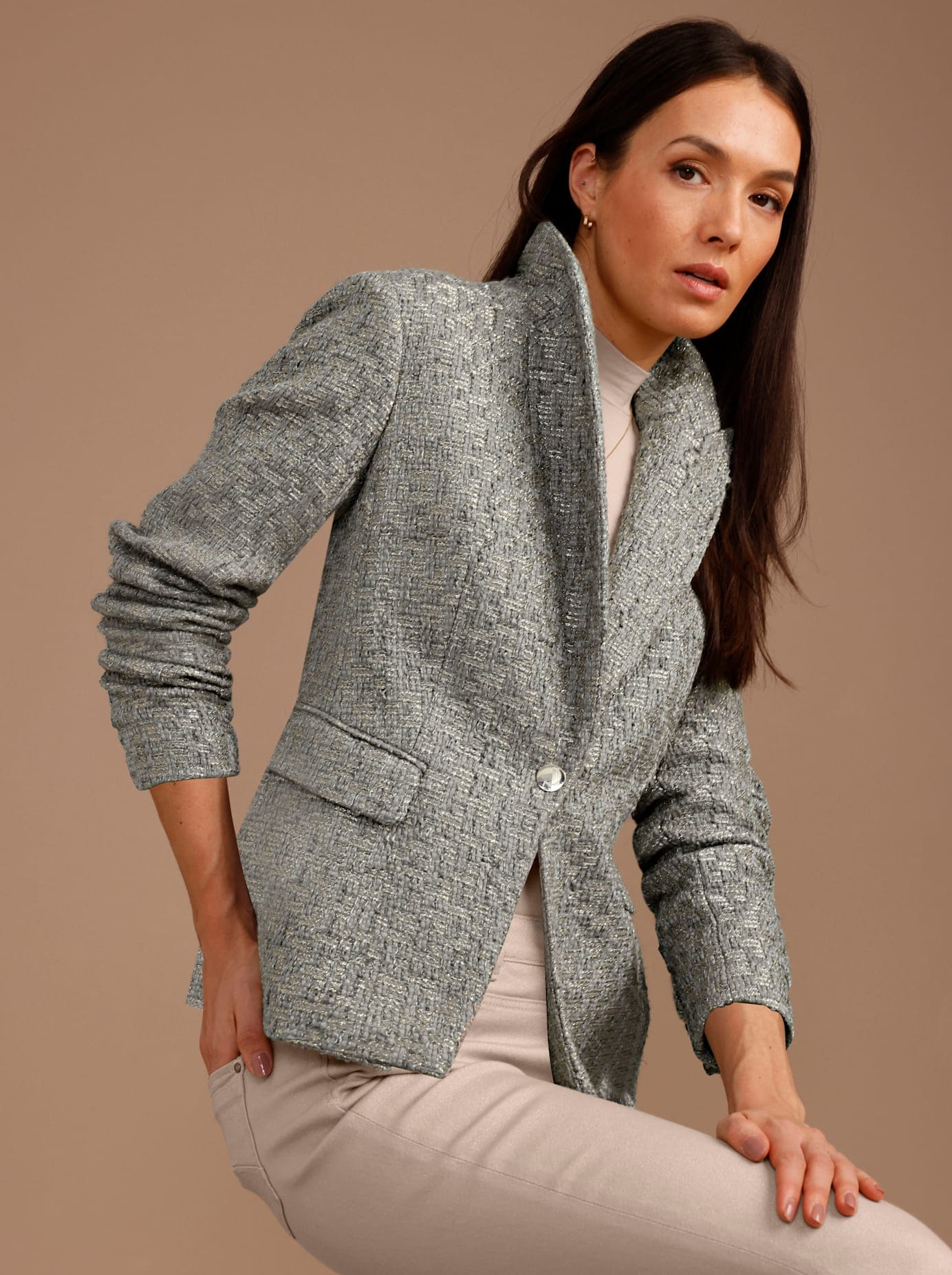 CREATION L PREMIUM Jackenblazer "Woll-Mix-Blazer"