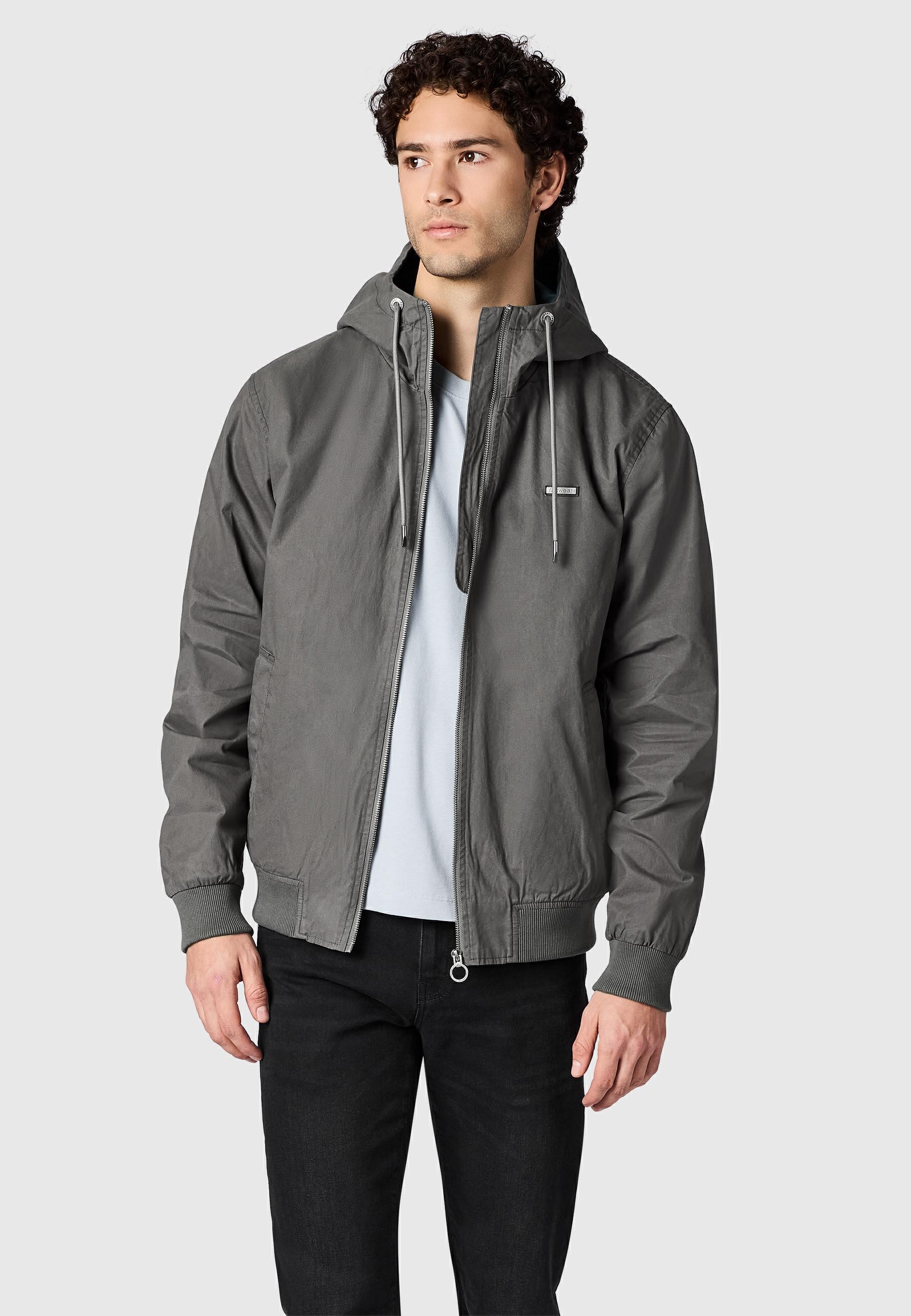 Ragwear Outdoorjacke »Stewie Vintage« mit Kapuze stylische Herren Übergangsjacke mit großer Kapuze