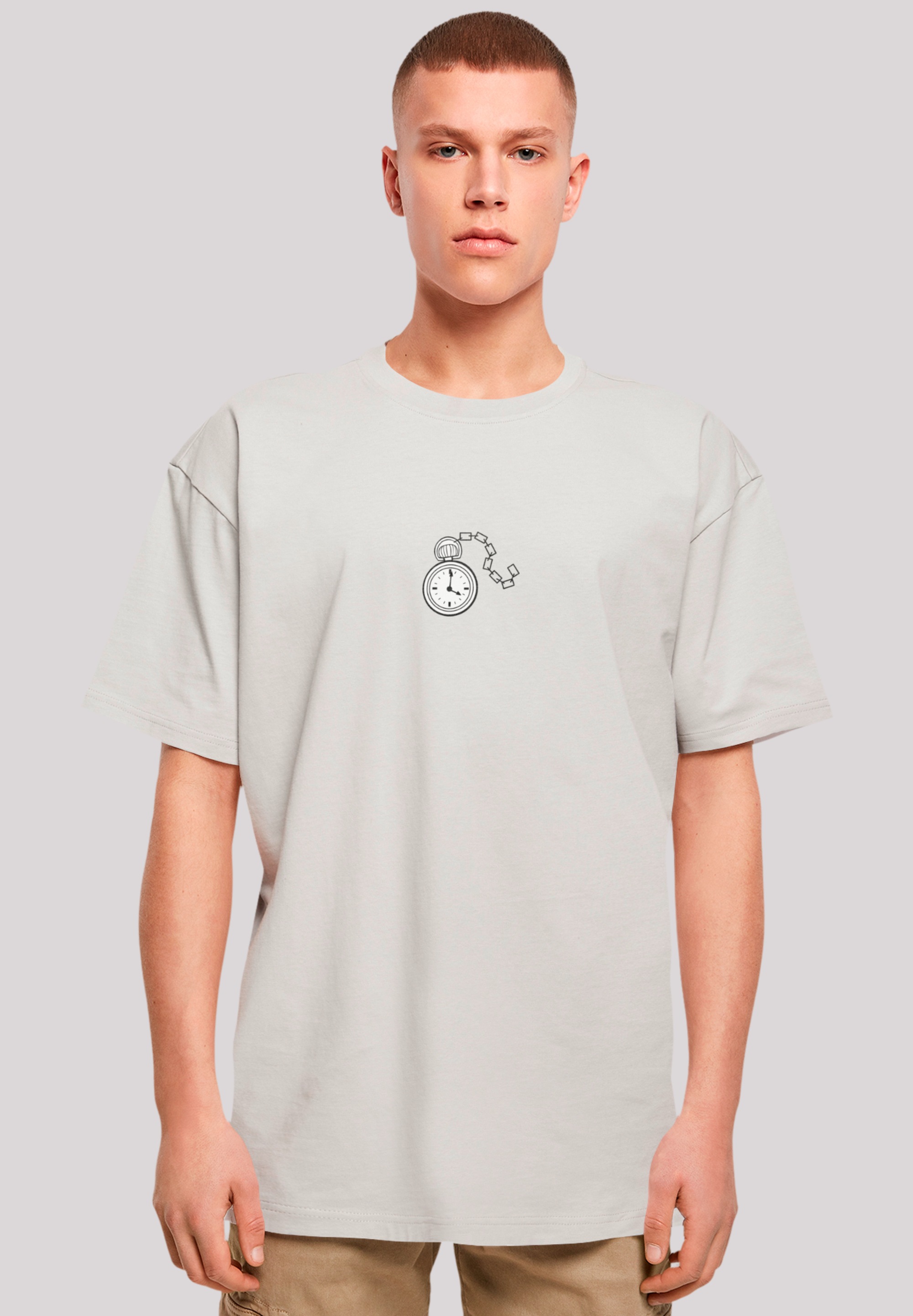 F4NT4STIC T-Shirt »Alice im Wunderland Uhr Hase«, Premium Qualität, Nostalgie, Kinderserie