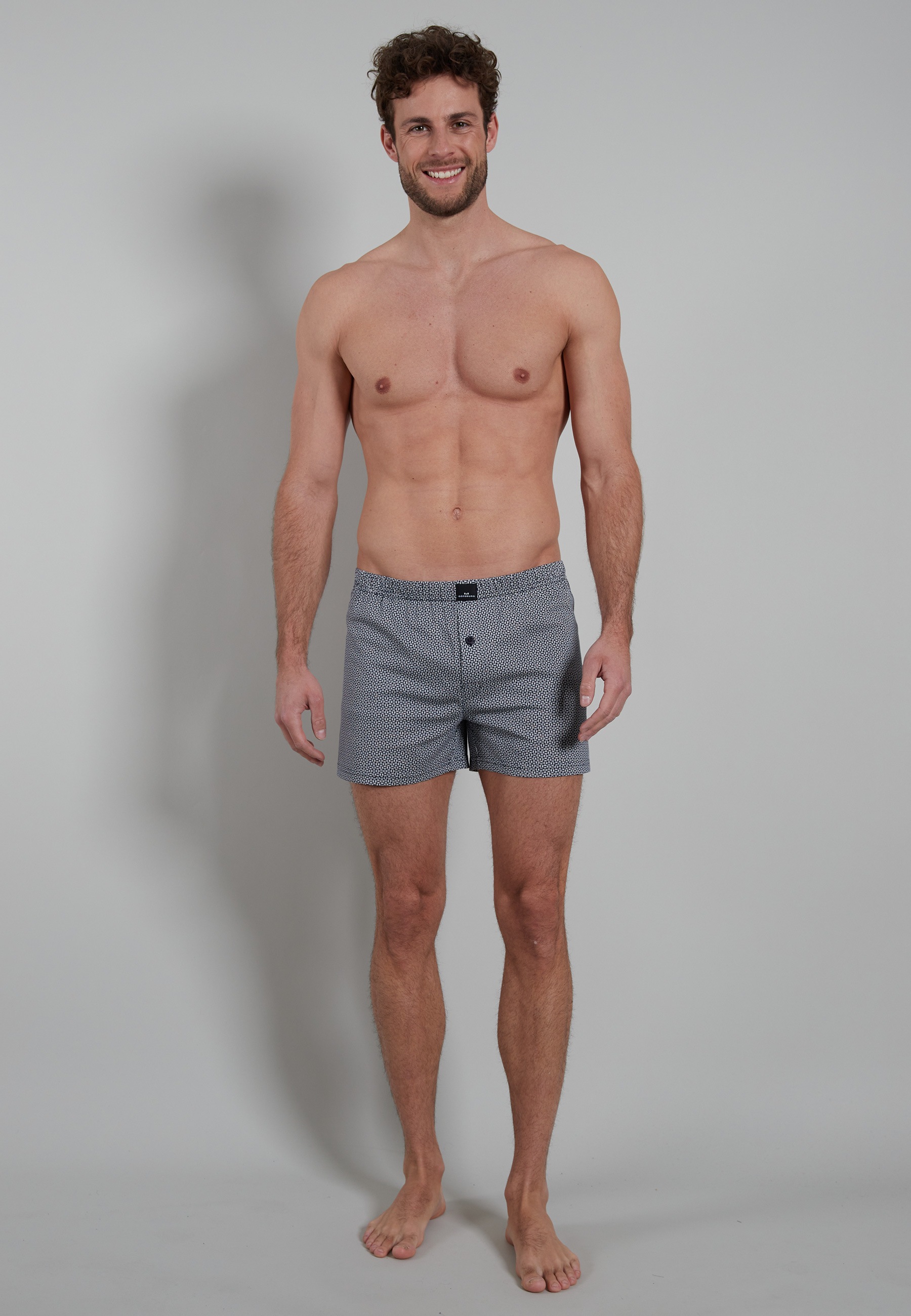GÖTZBURG Boxer "Brooklyn", (2er-Pack), mit Eingriff, Knopf vorn, elastische günstig online kaufen