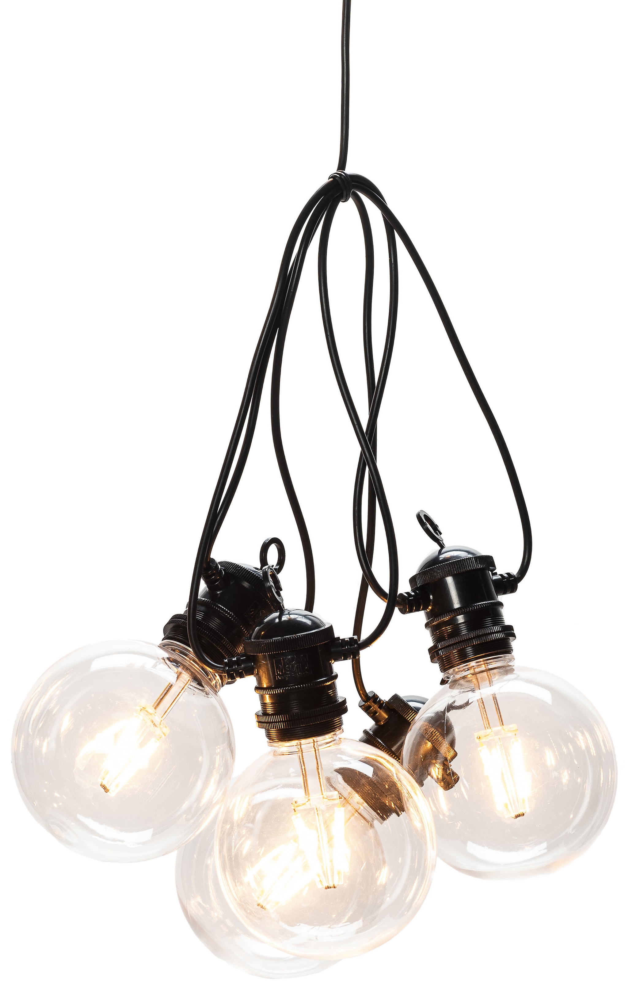 KONSTSMIDE LED-Lichterkette, 10 St.-flammig, LED globe Biergartenketten  System Erweiterung, retro Design kaufen | BAUR