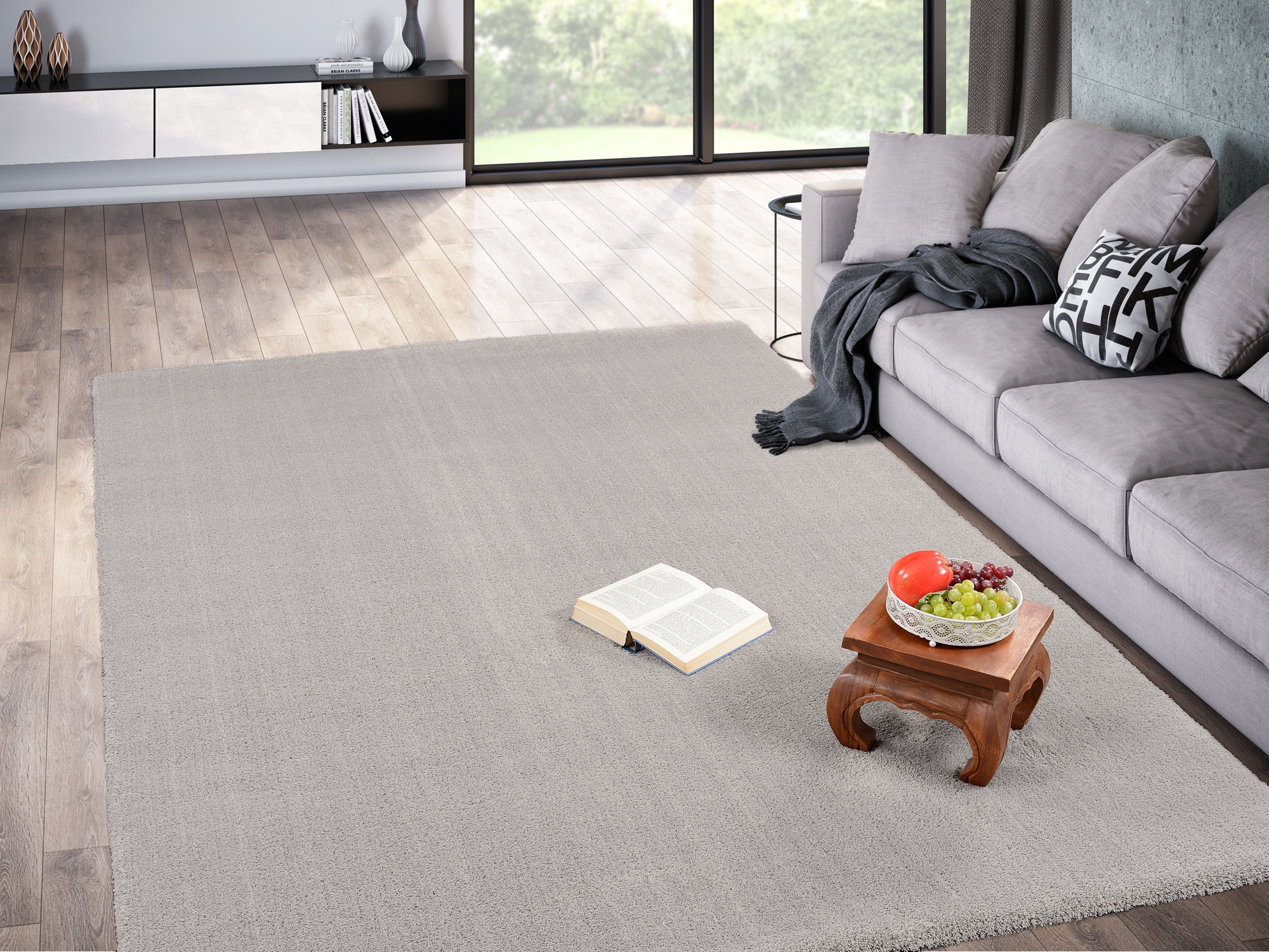OCI DIE TEPPICHMARKE Hochflor-Teppich "Soft Dream, auch als Läufer erhältlich" quadratisch 30 mm Höhe weich durch Microfaser, Shaggy, Langflor, Wohnzimmer