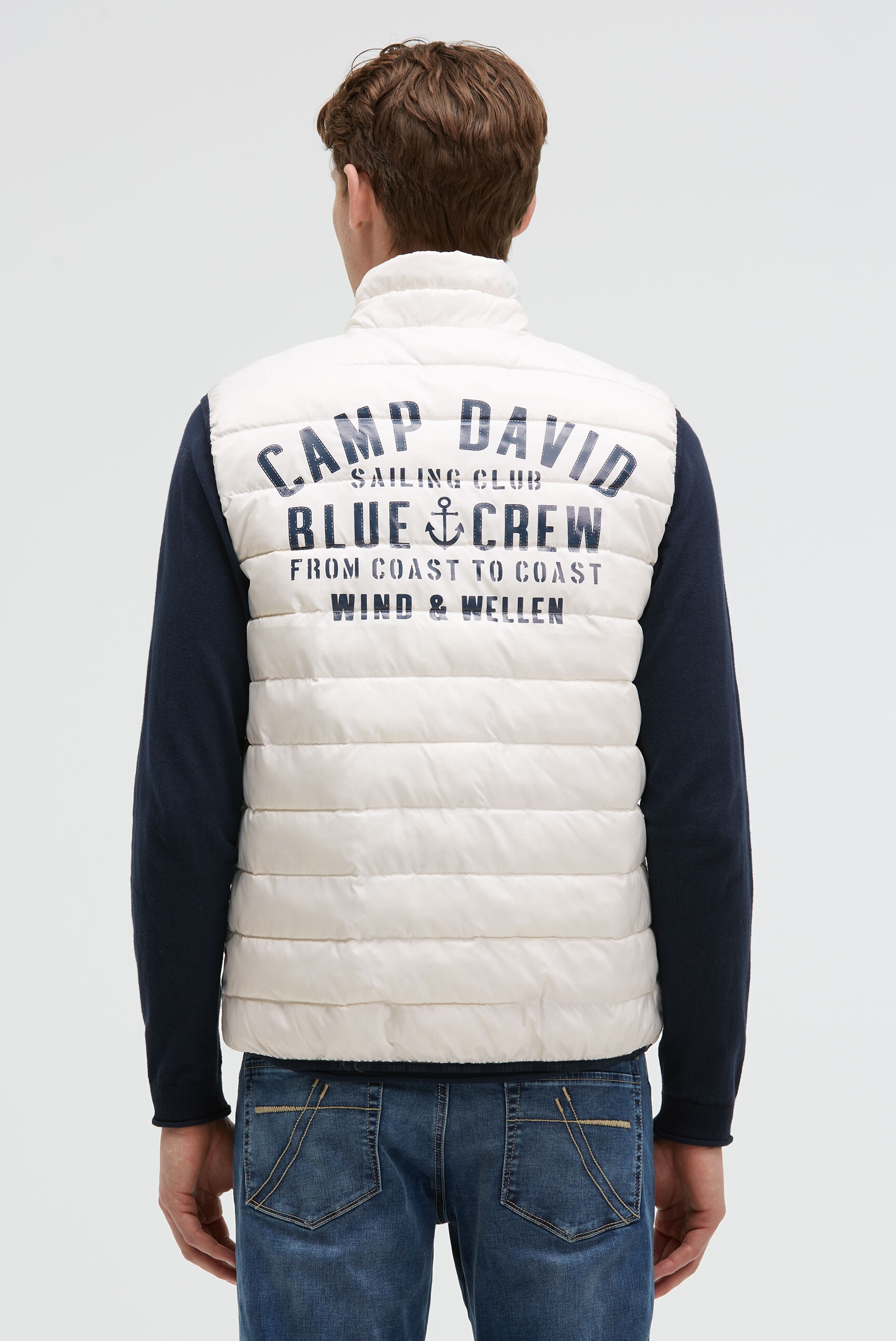 CAMP DAVID Steppweste mit elastischem Saumabschluss günstig online kaufen