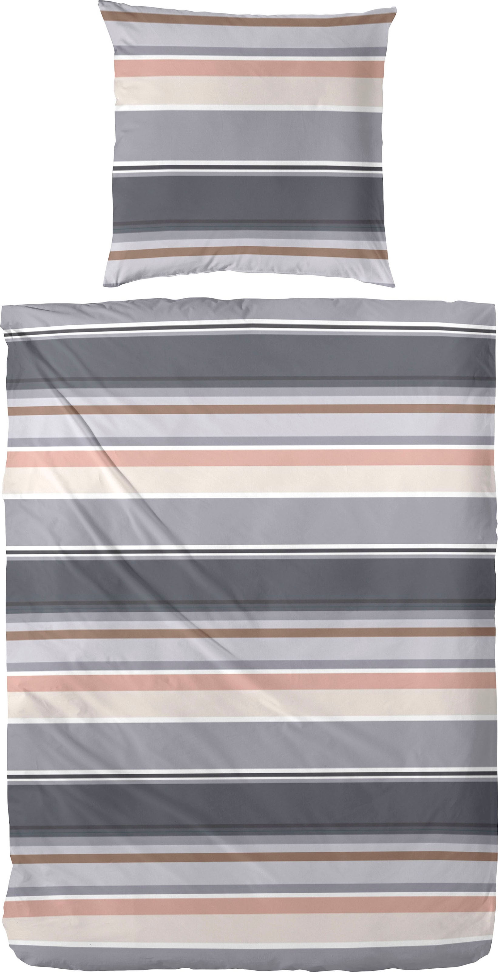 Primera Bettwäsche "Late Summer Stripe" 2 Stk. tlg. mit modernen Streifen i günstig online kaufen