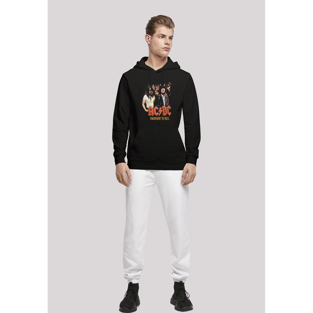 F4NT4STIC Kapuzenpullover »ACDC Rock Band Music Highway To Hell Group«