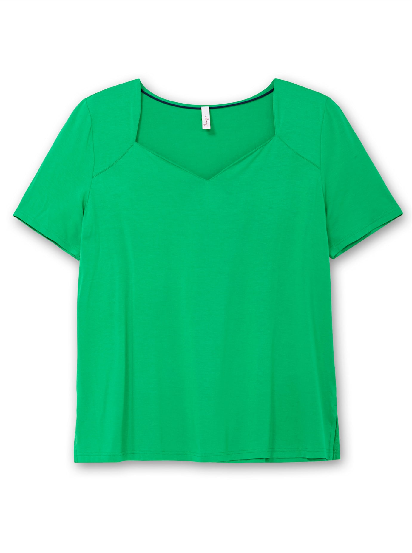 Sheego Kurzarmshirt »T-Shirt«, (1 tlg.)