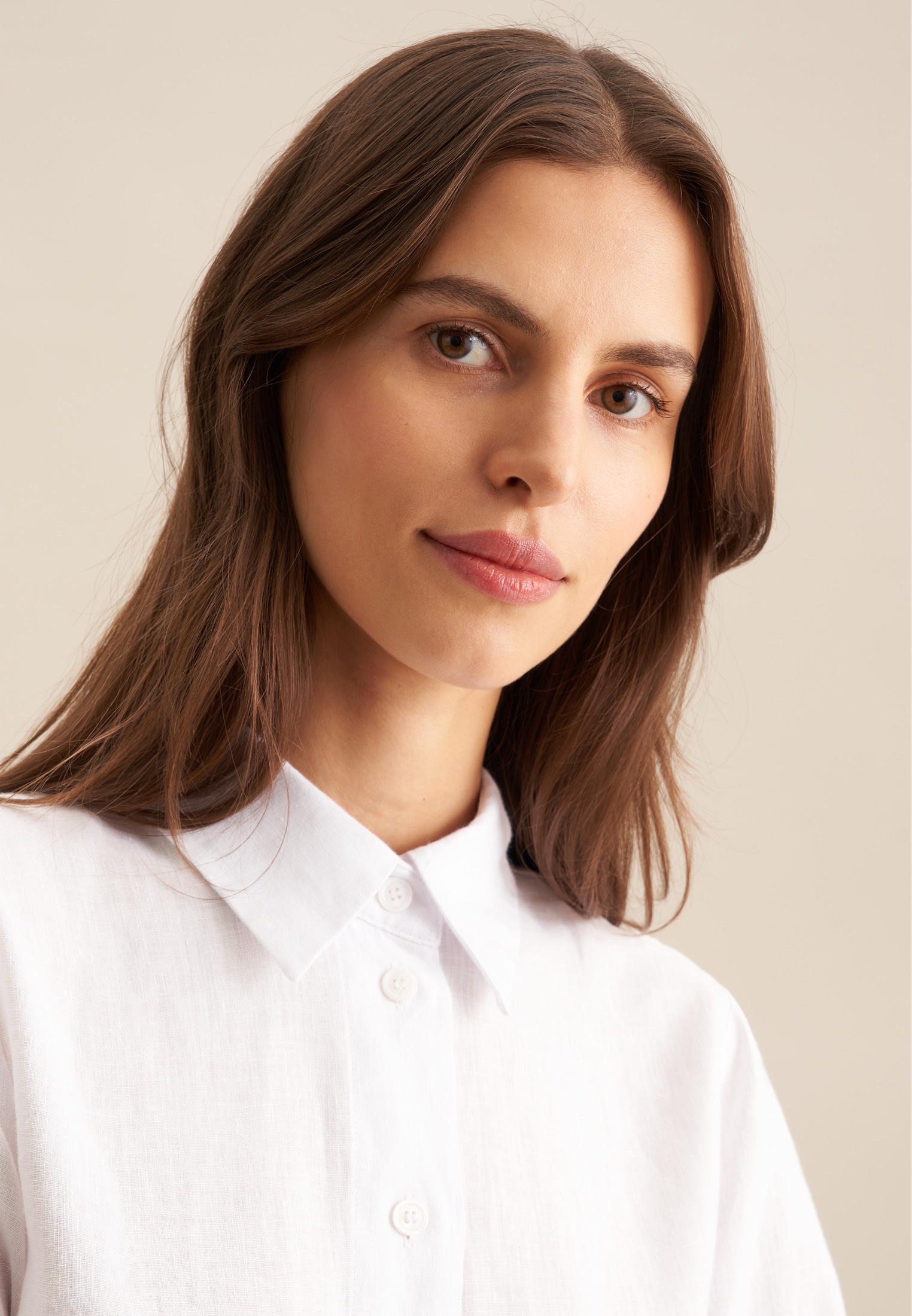 Thumbnail - seidensticker Hemdbluse "Schwarze Rose" 1/1 Kragen Uni