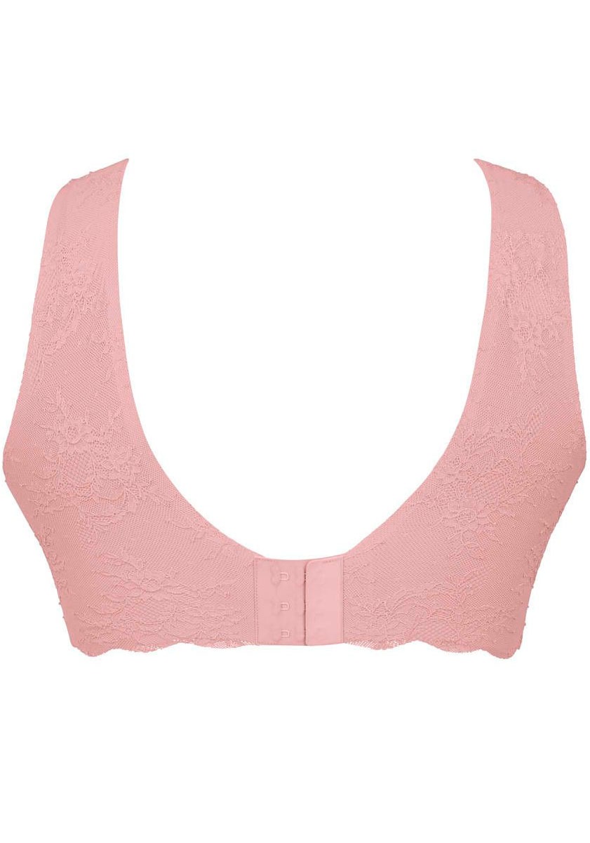 Bralette ANITA SINCE 1886 "Essential Lace", Damen, Gr. M, N-Gr, rosa (rosewood), Stoff, Obermaterial: 61% Polyamid, 39% Elasthan, Mesh, gemustert, unifarben, bequem, BHs Bralette, mit Spitze, herausnehmbare Schaumcups, feminin, atmungsaktiv 9